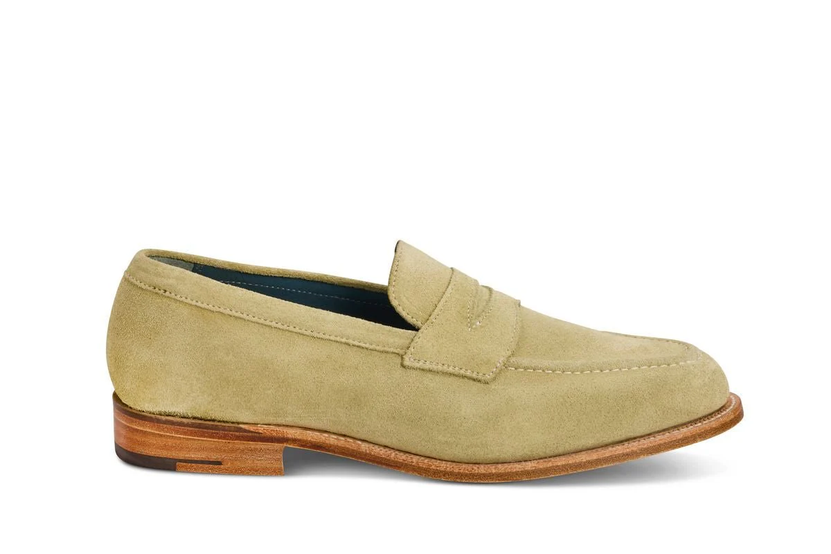 Havard Penny Loafer - Sage Suede