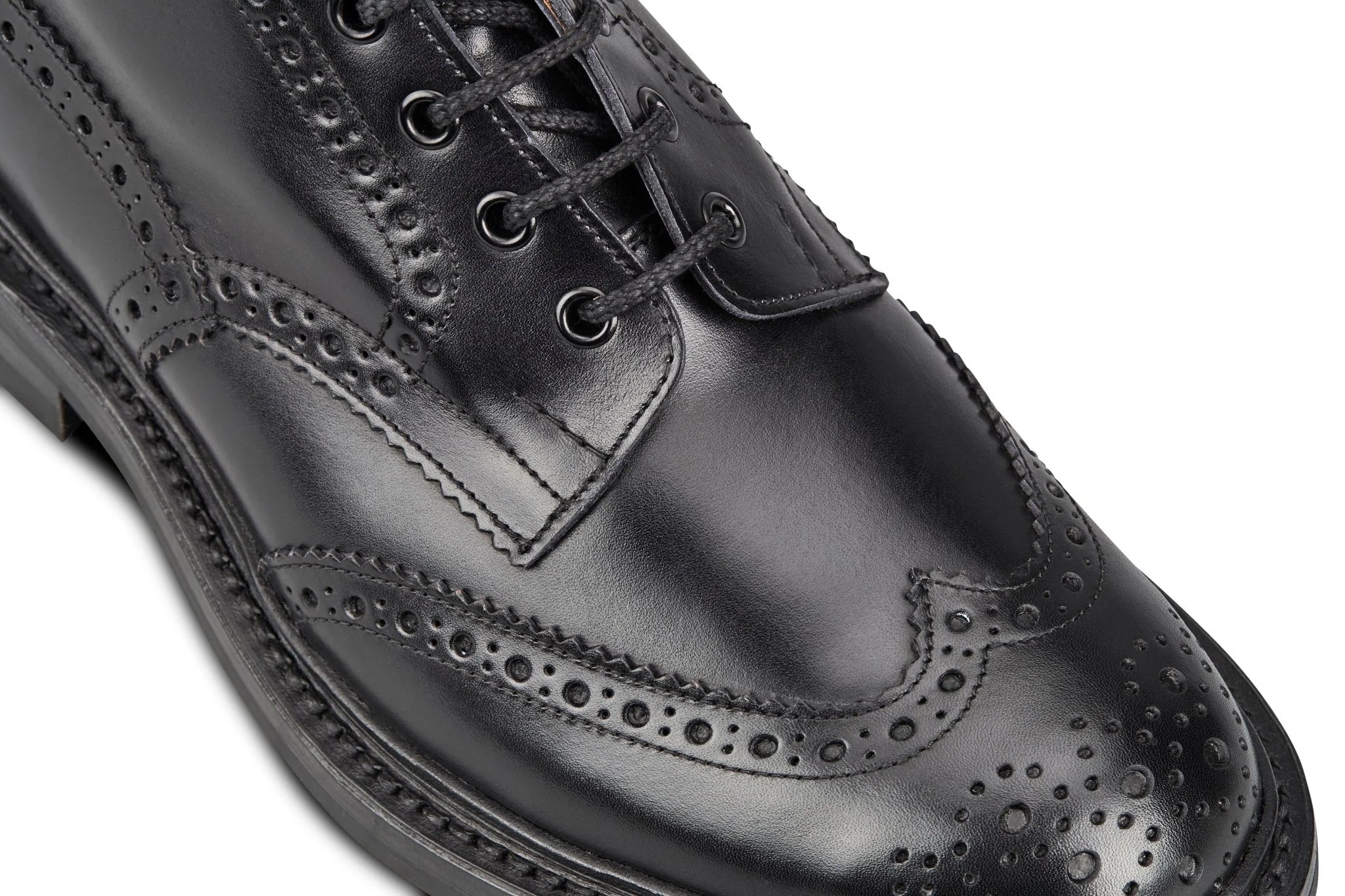 STOW COUNTRY BOOT - BLACK CALF (6 FITTING)