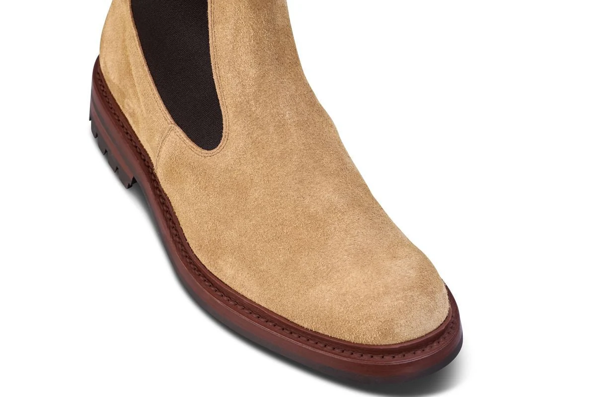 Stephen Chelsea Boot - Tan Hairy Suede