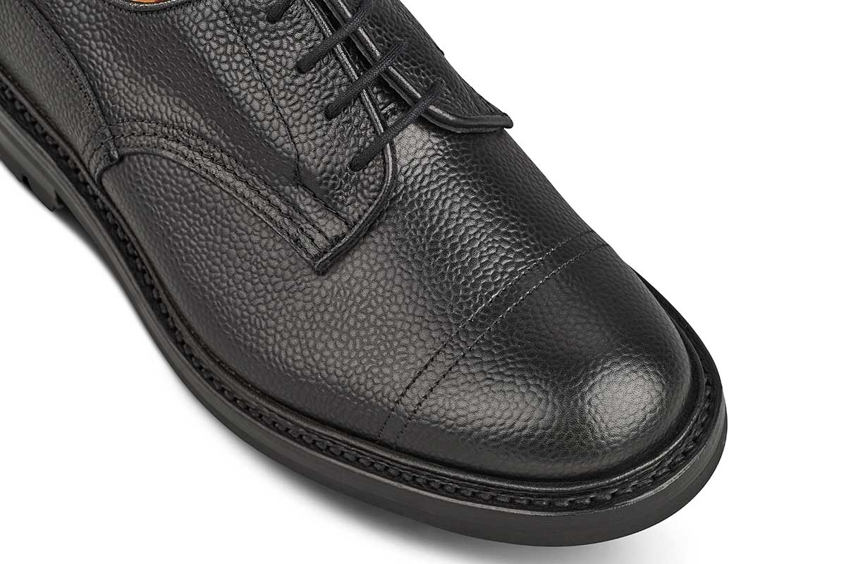 Matlock Country Shoe - Black Scotch Grain (6 Fitting)