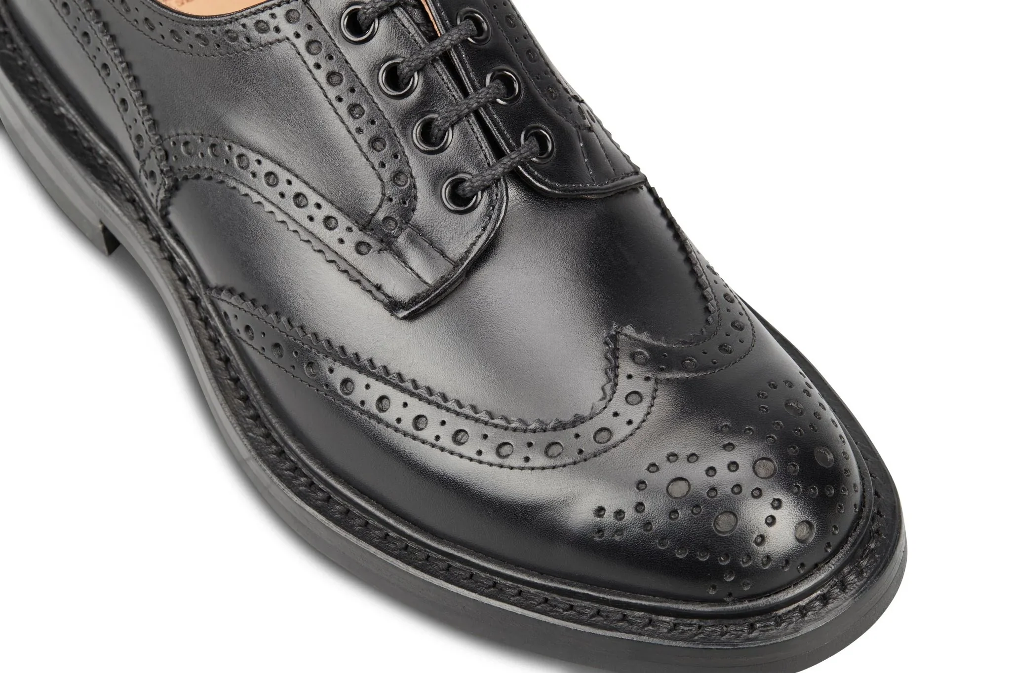 BOURTON COUNTRY SHOE - Black Calf (6 Fitting)