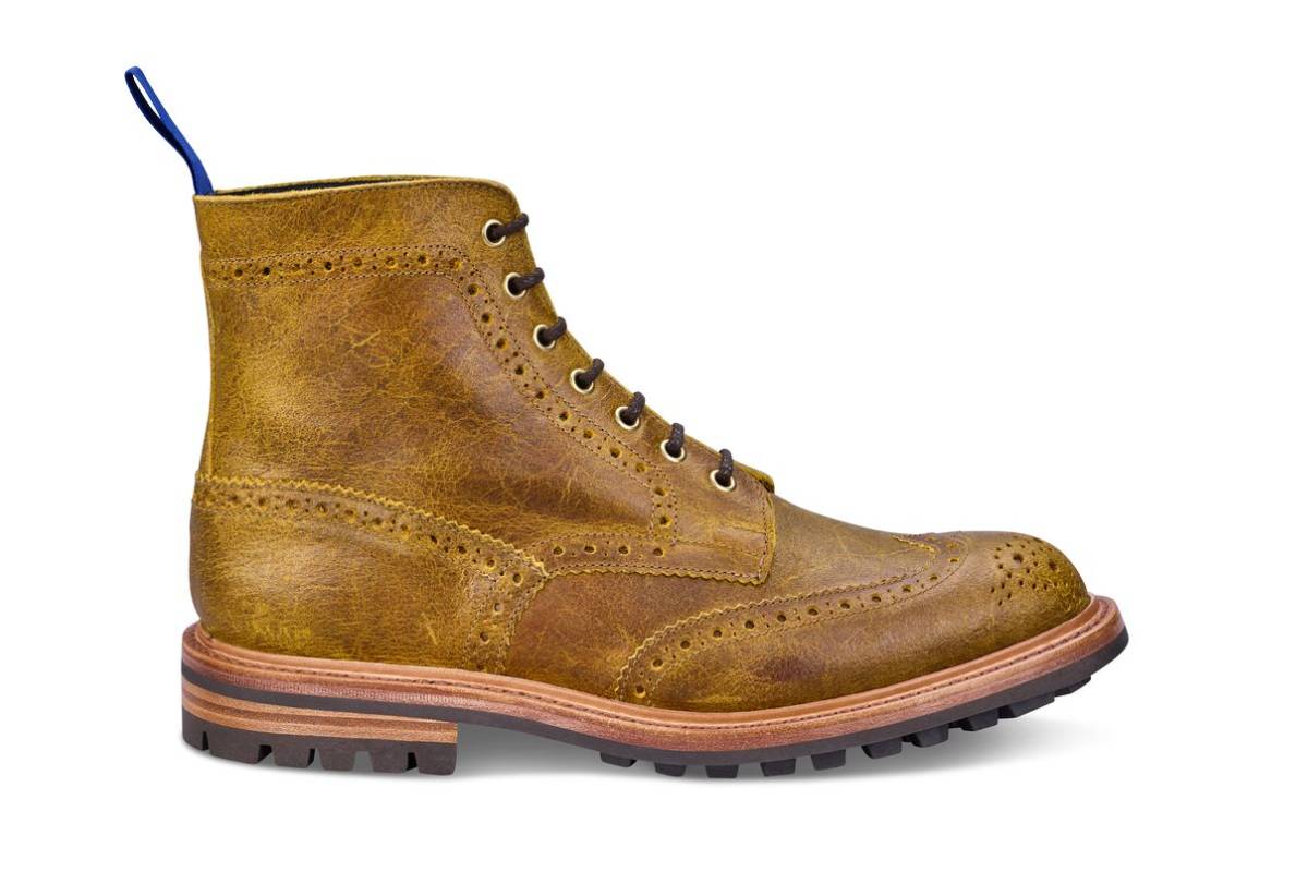 Stow Country Boot - Ginger Pull-Up Full Grain Tricker's Exclusive)