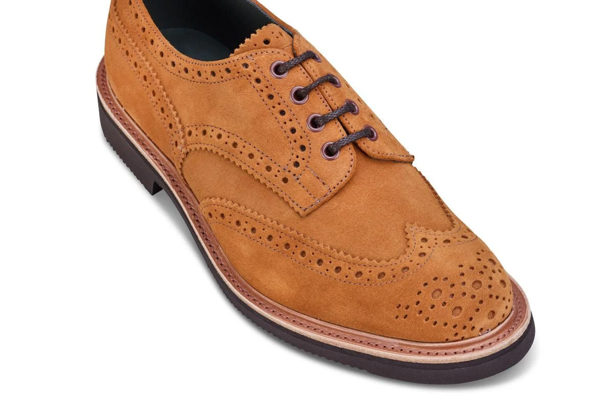 Bourton Country Shoe - Wicker Suede