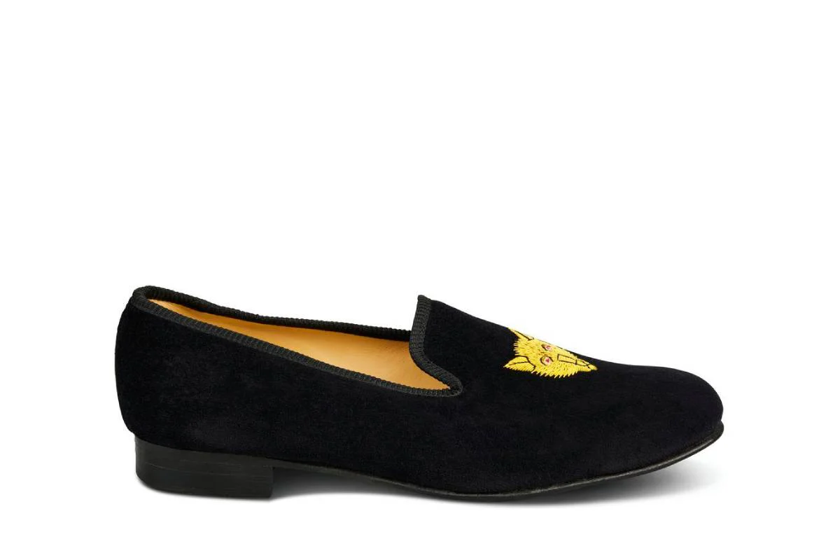 FOX VELVET SLIPPER