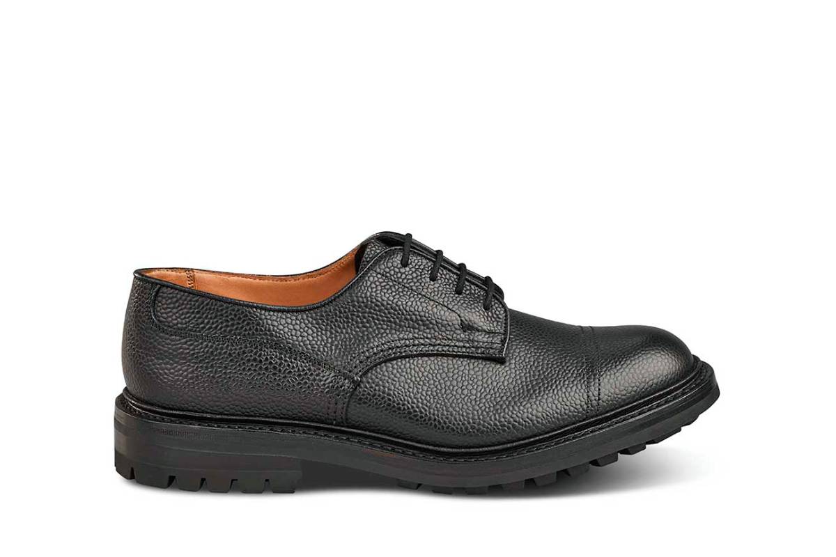 Matlock Country Shoe - Black Scotch Grain (6 Fitting)