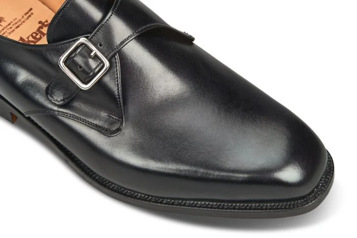 Mayfair Single Buckle Monk Shoe - Black