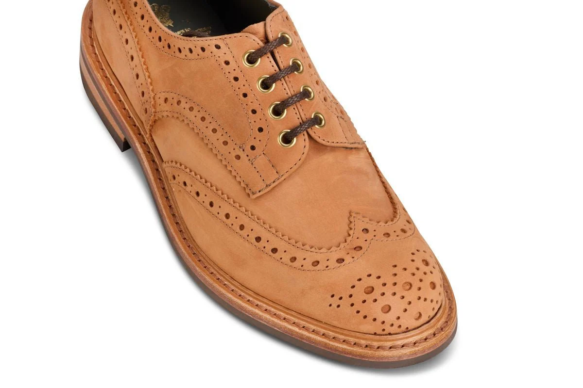 Bourton Country Shoe - Chestnut Nubuck