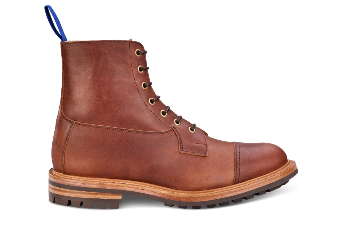 Allan Toe Cap Boot - Whisky Pampus (Tricker's Exclusive)