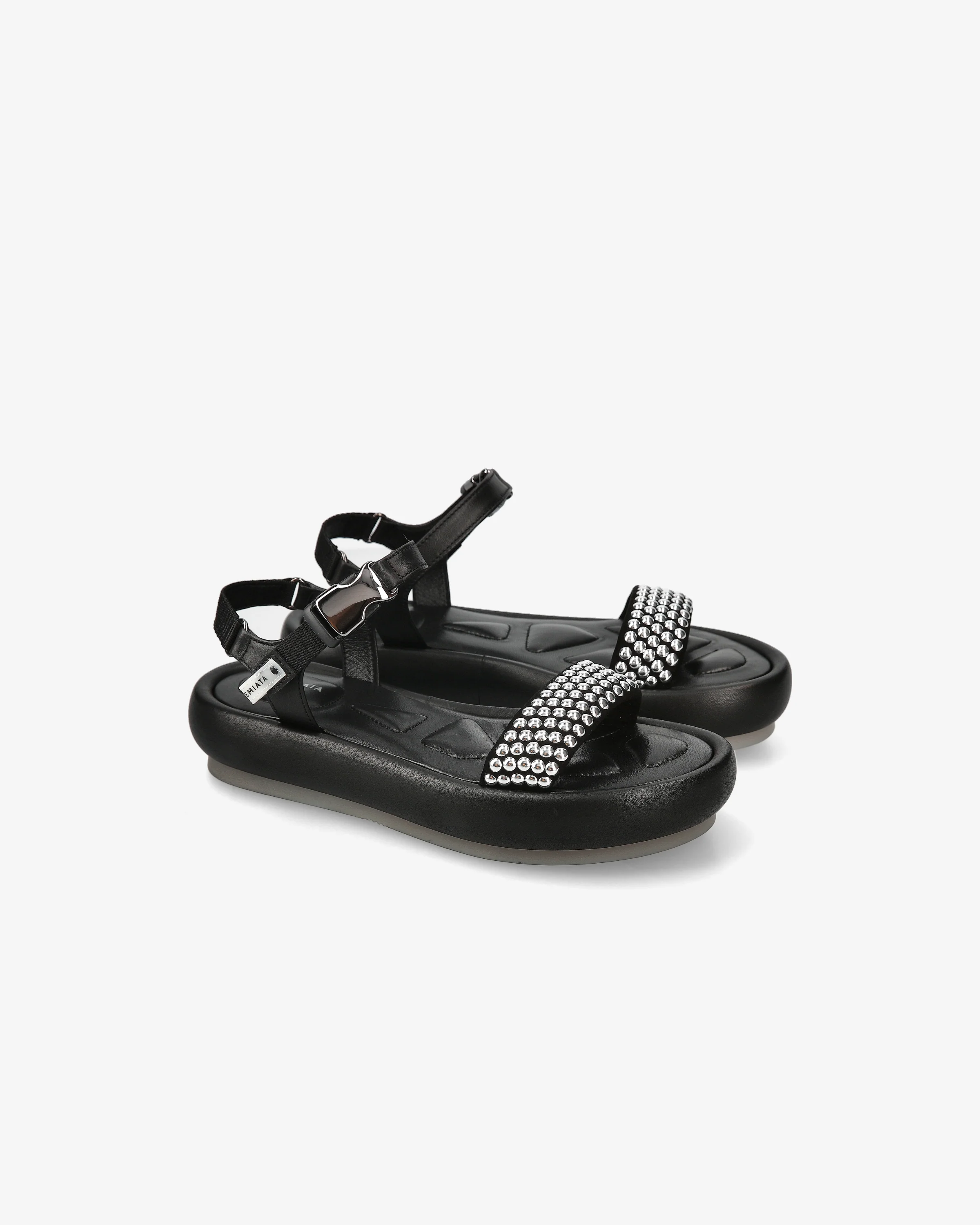 Black Suede Sandal