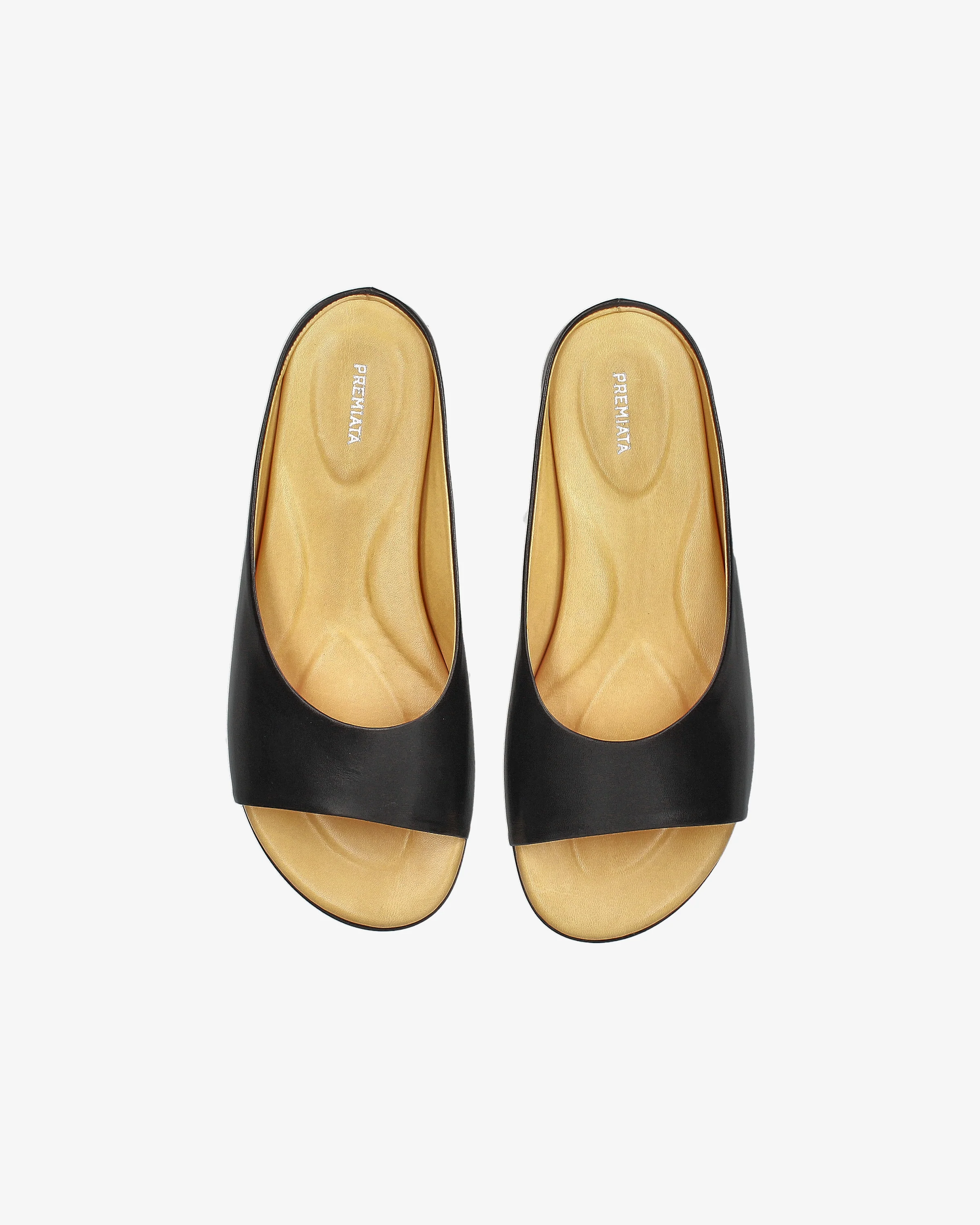 Slipper with Contrasting Footbed and Lining