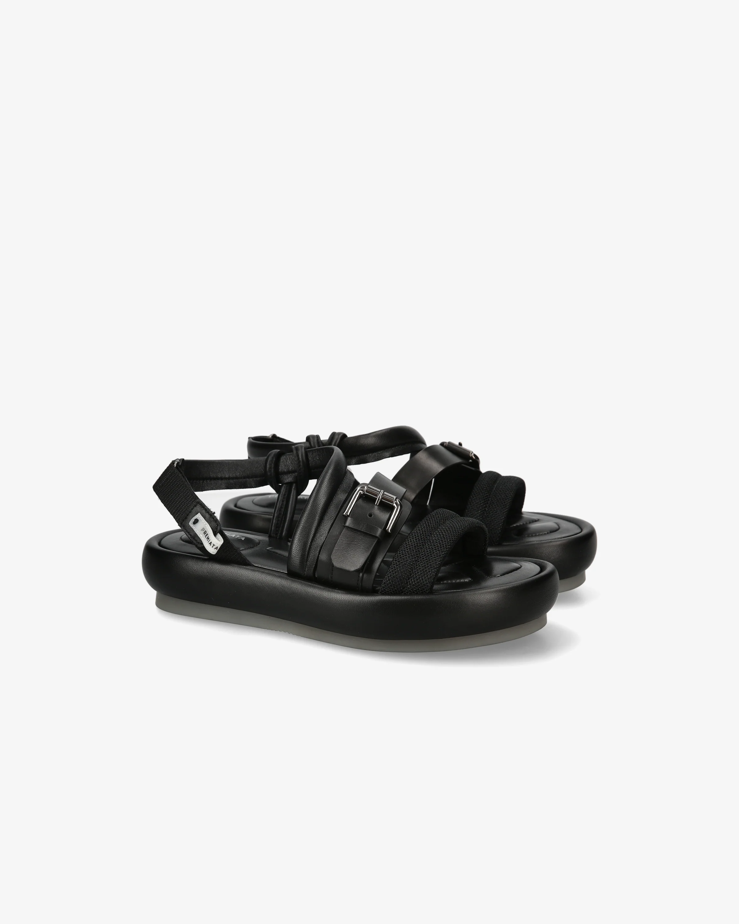 Sandal with Buckle Black