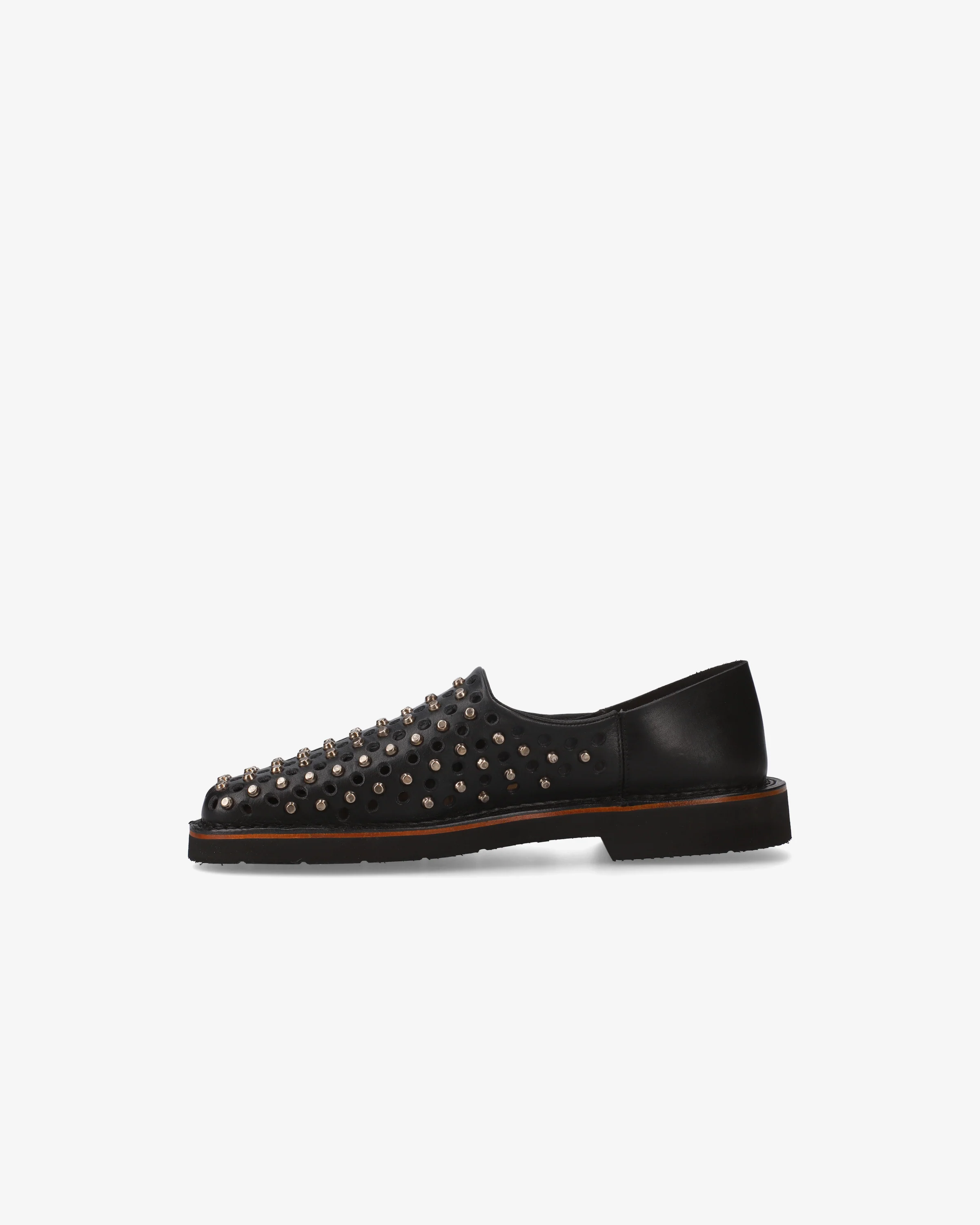 Slip-On with Studs and Gunmetal Finish