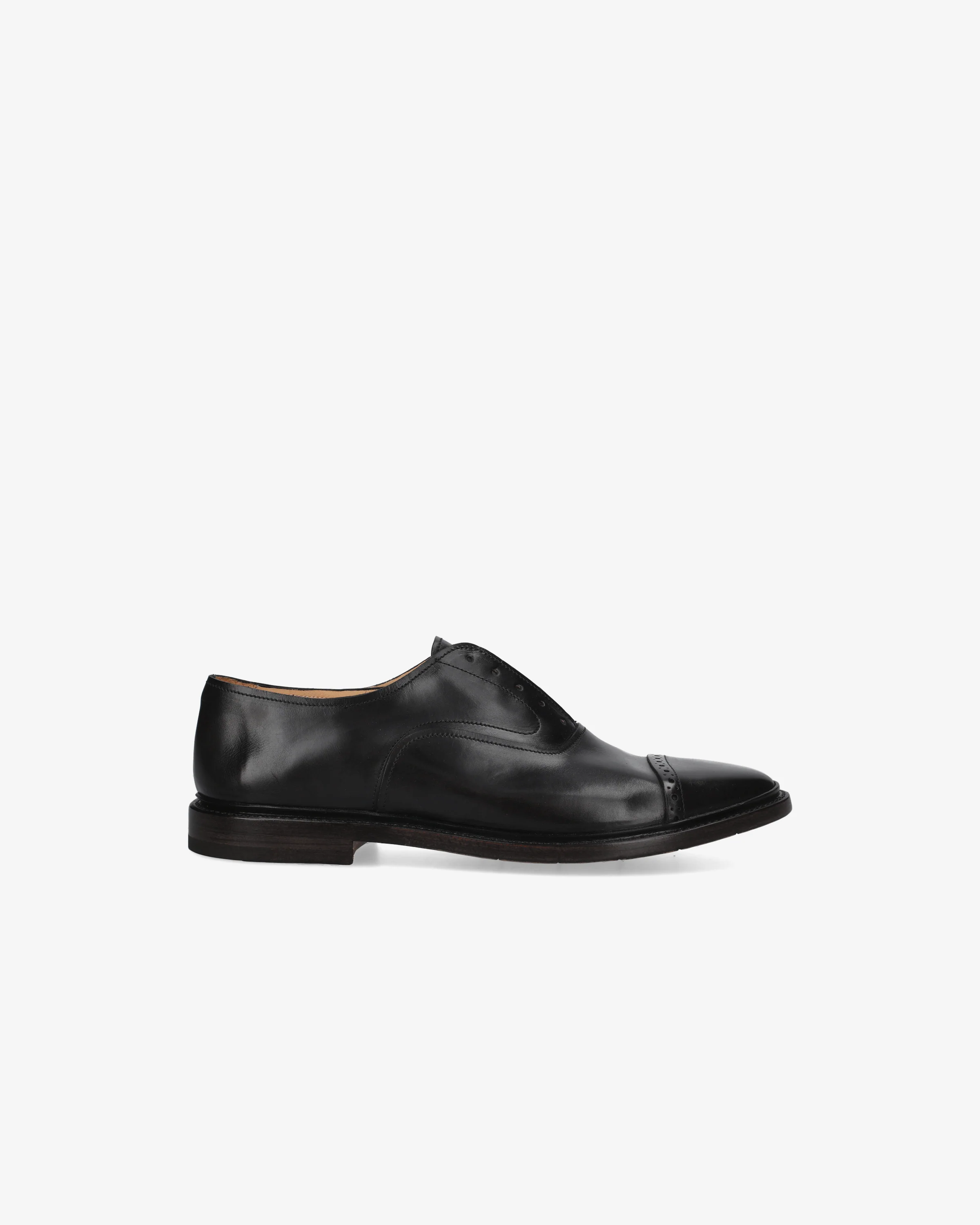No-Lace Leather Francesina