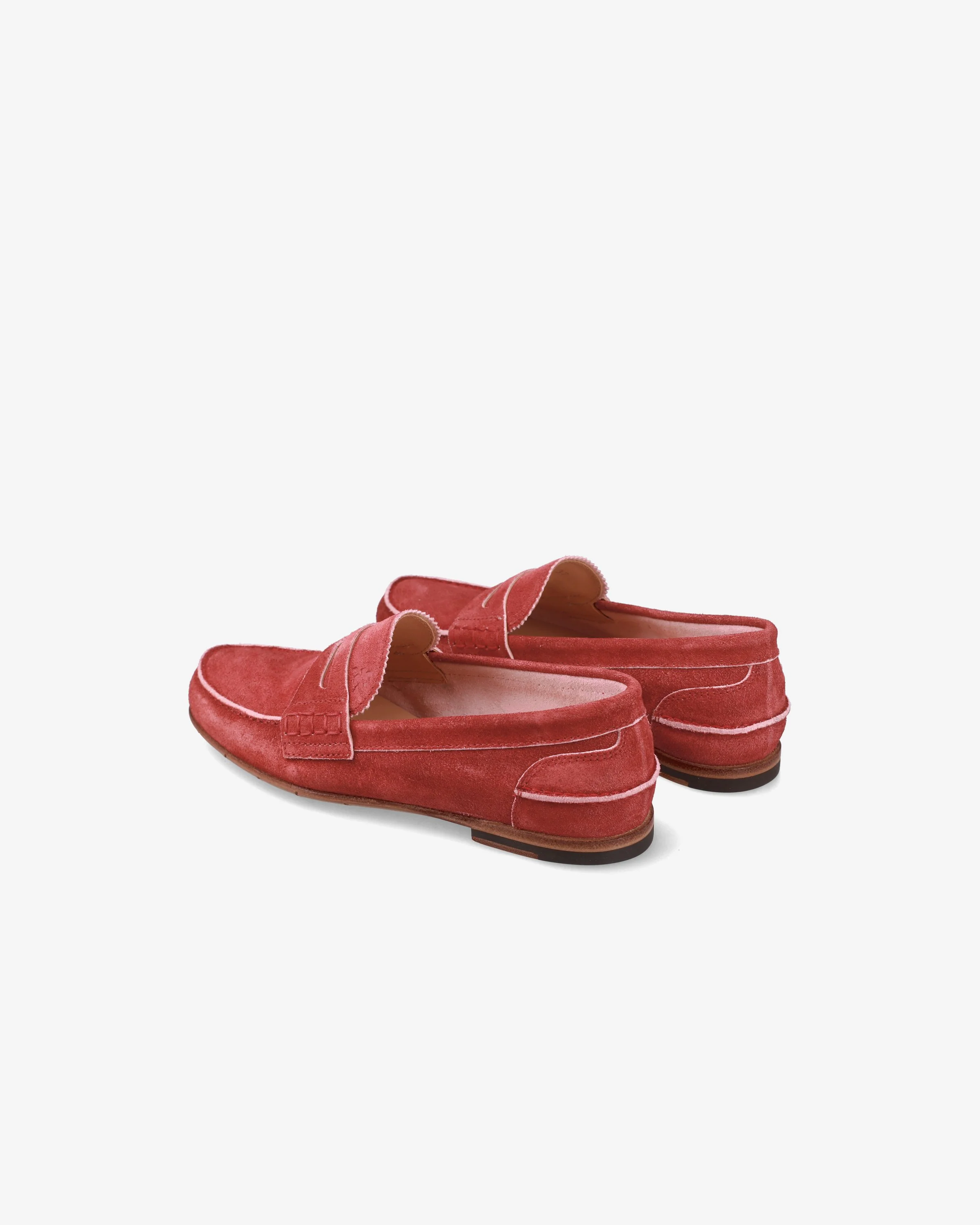 Low Heel Suede Loafer