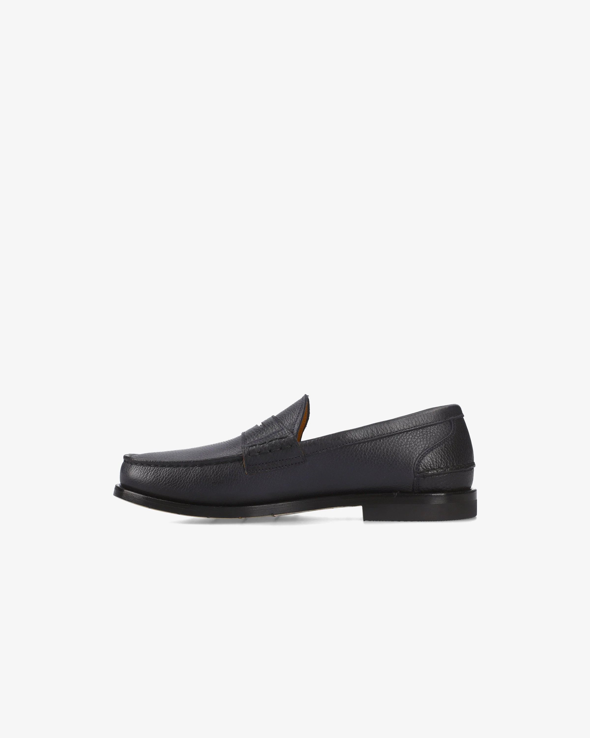 Calfskin Leather Loafer with Leather Sole