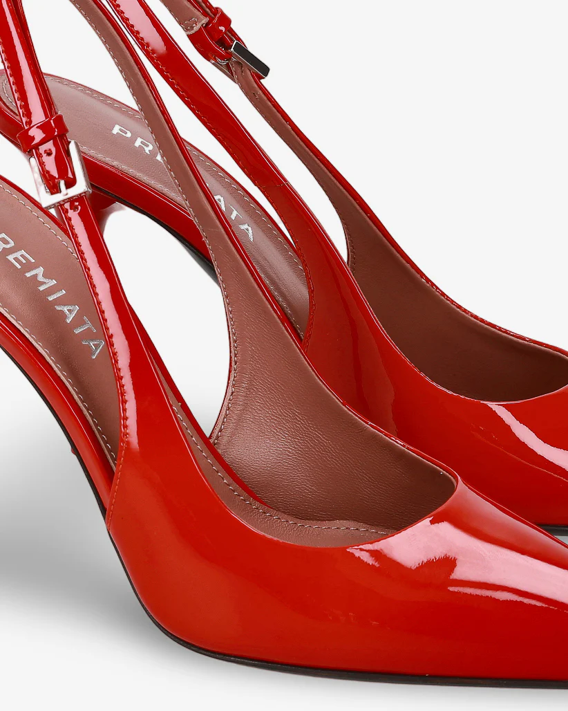 Chanel Parade in Red with Stiletto Heel
