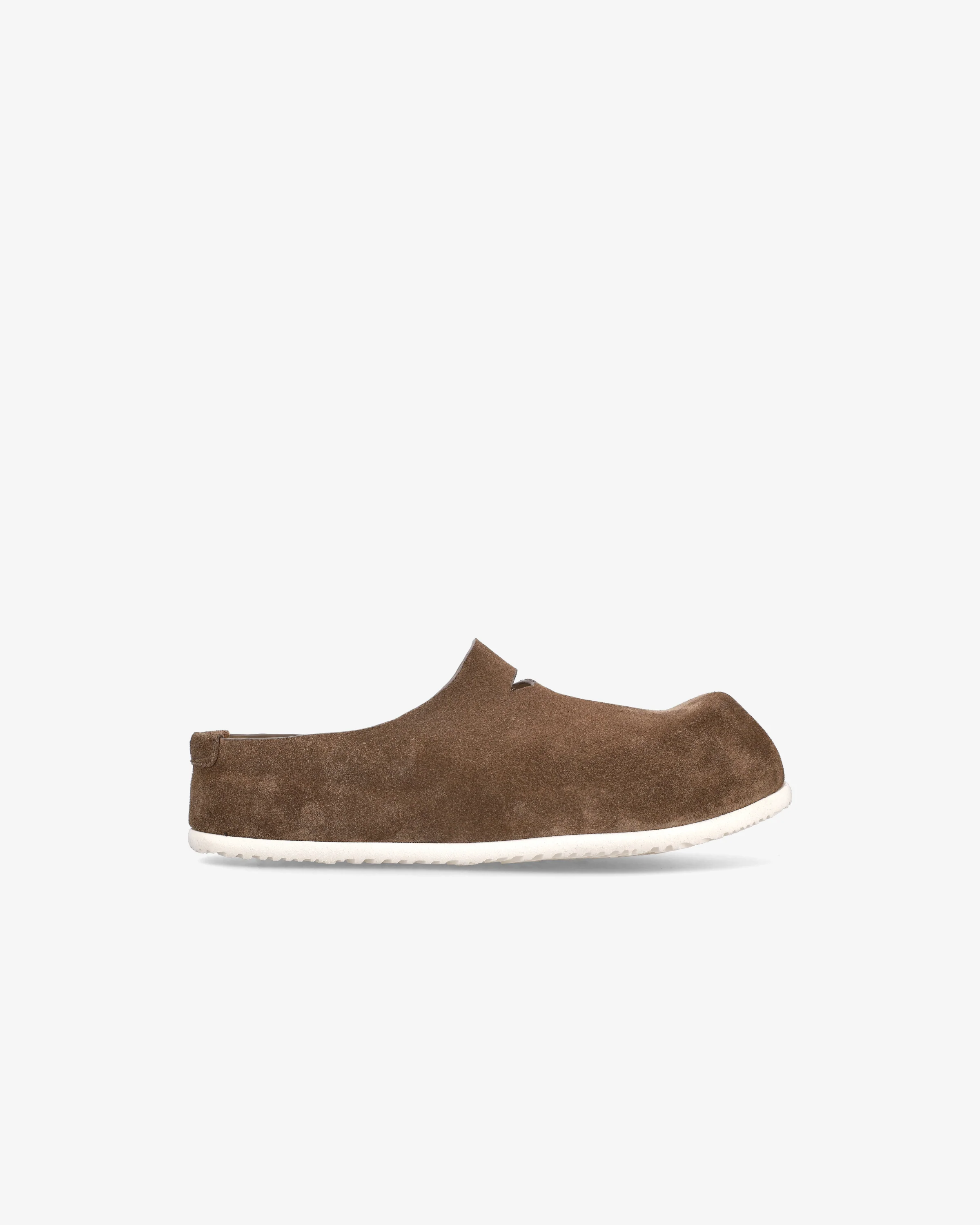 Suede clog