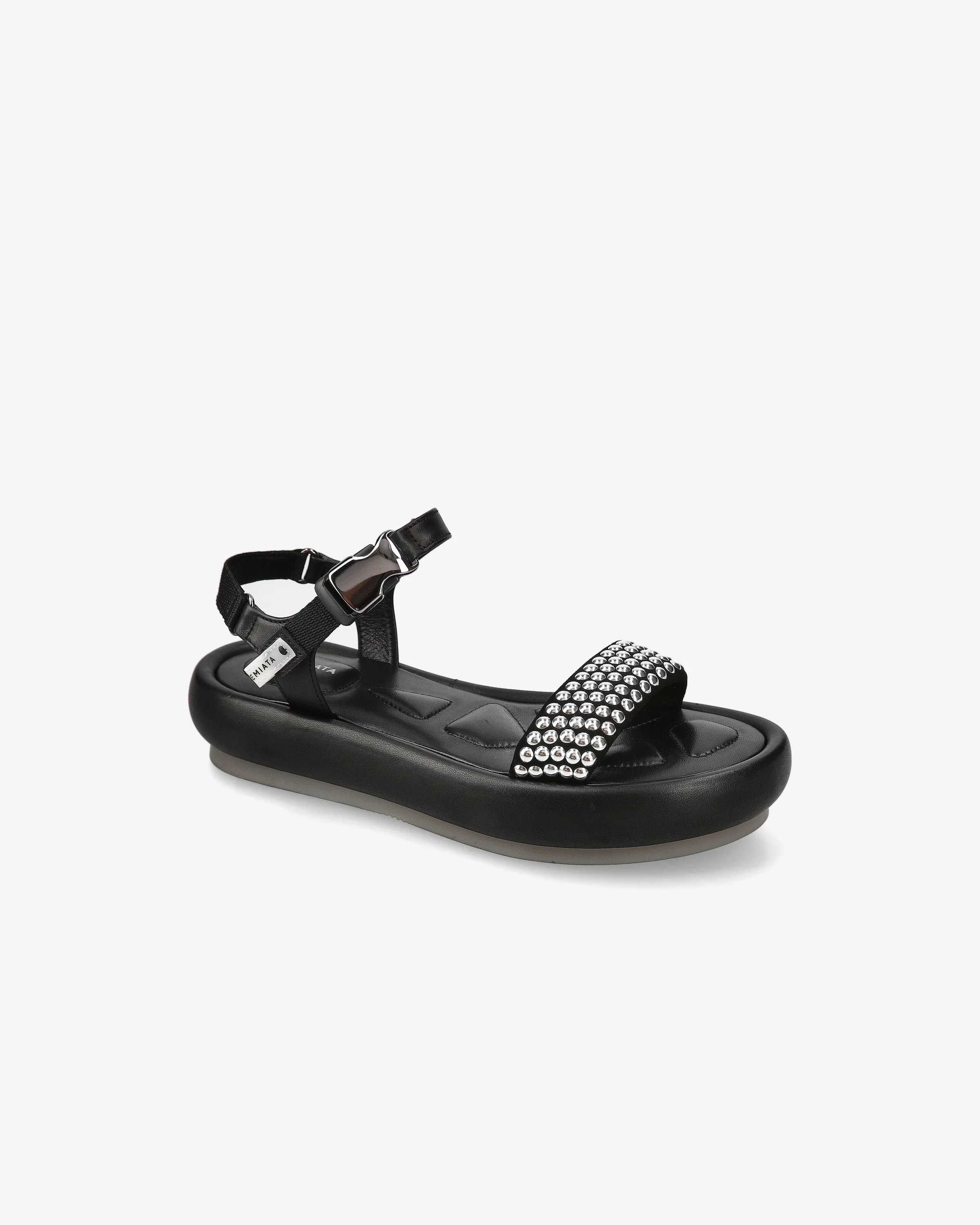 Black Suede Sandal
