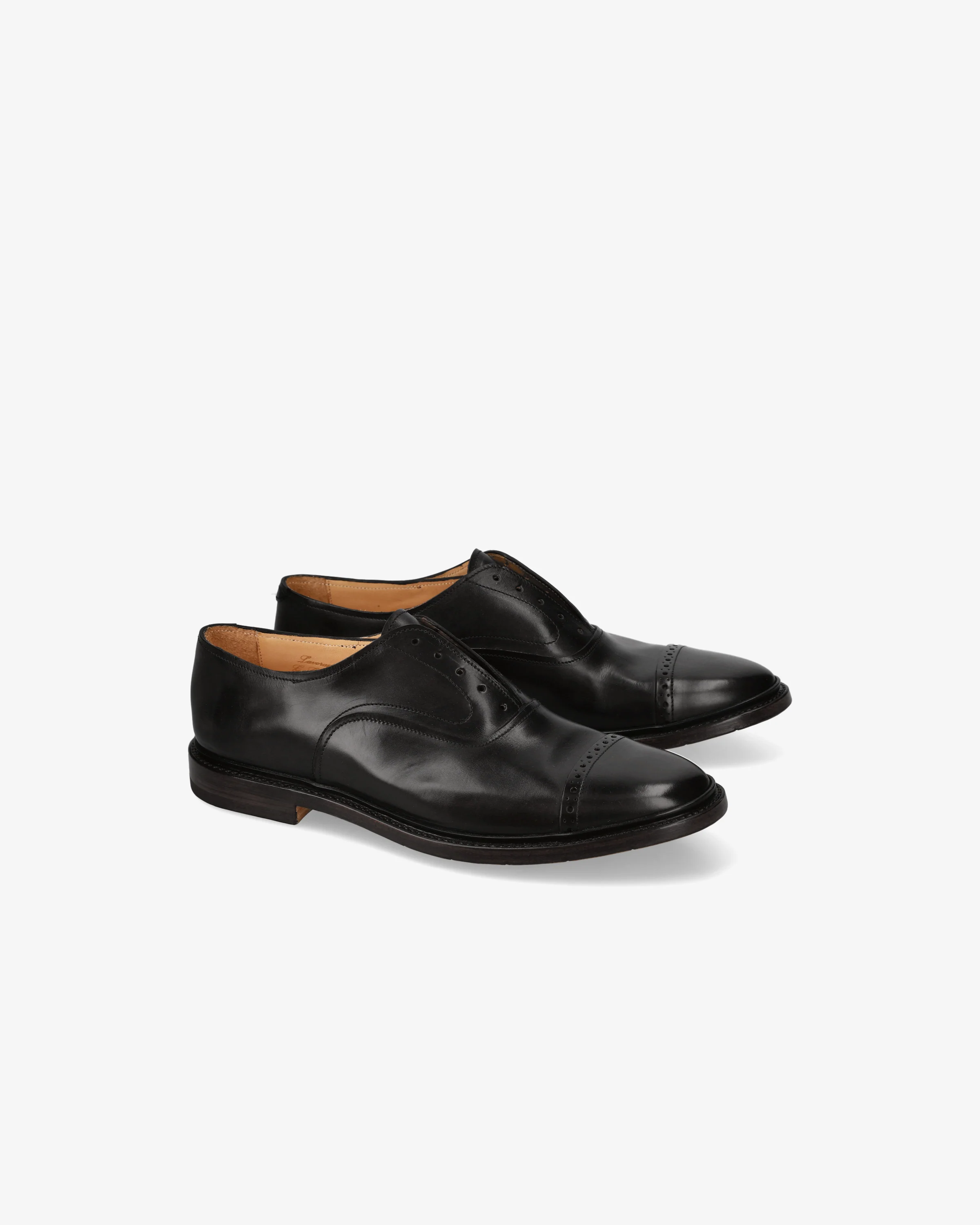 No-Lace Leather Francesina