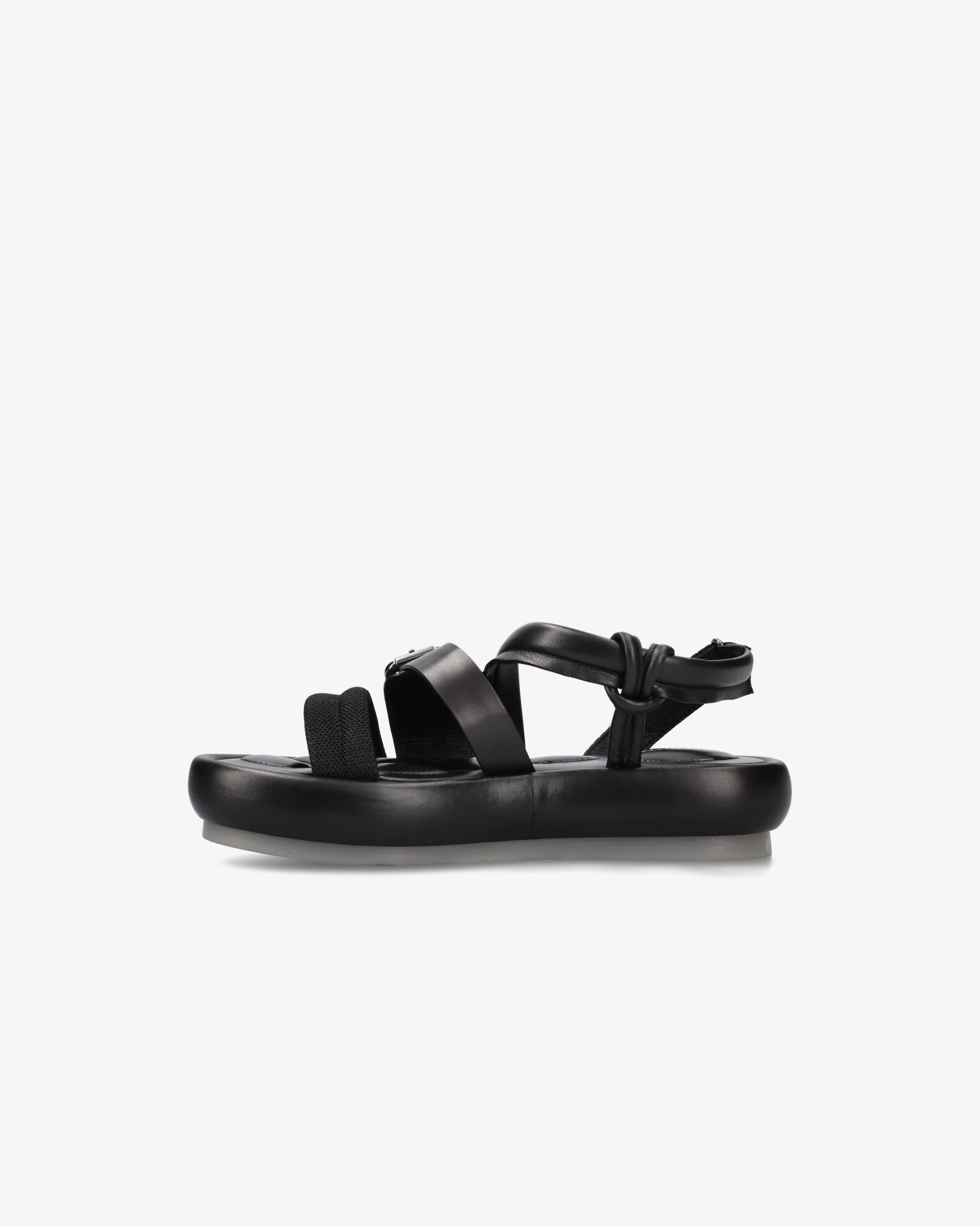 Sandal with Buckle Black
