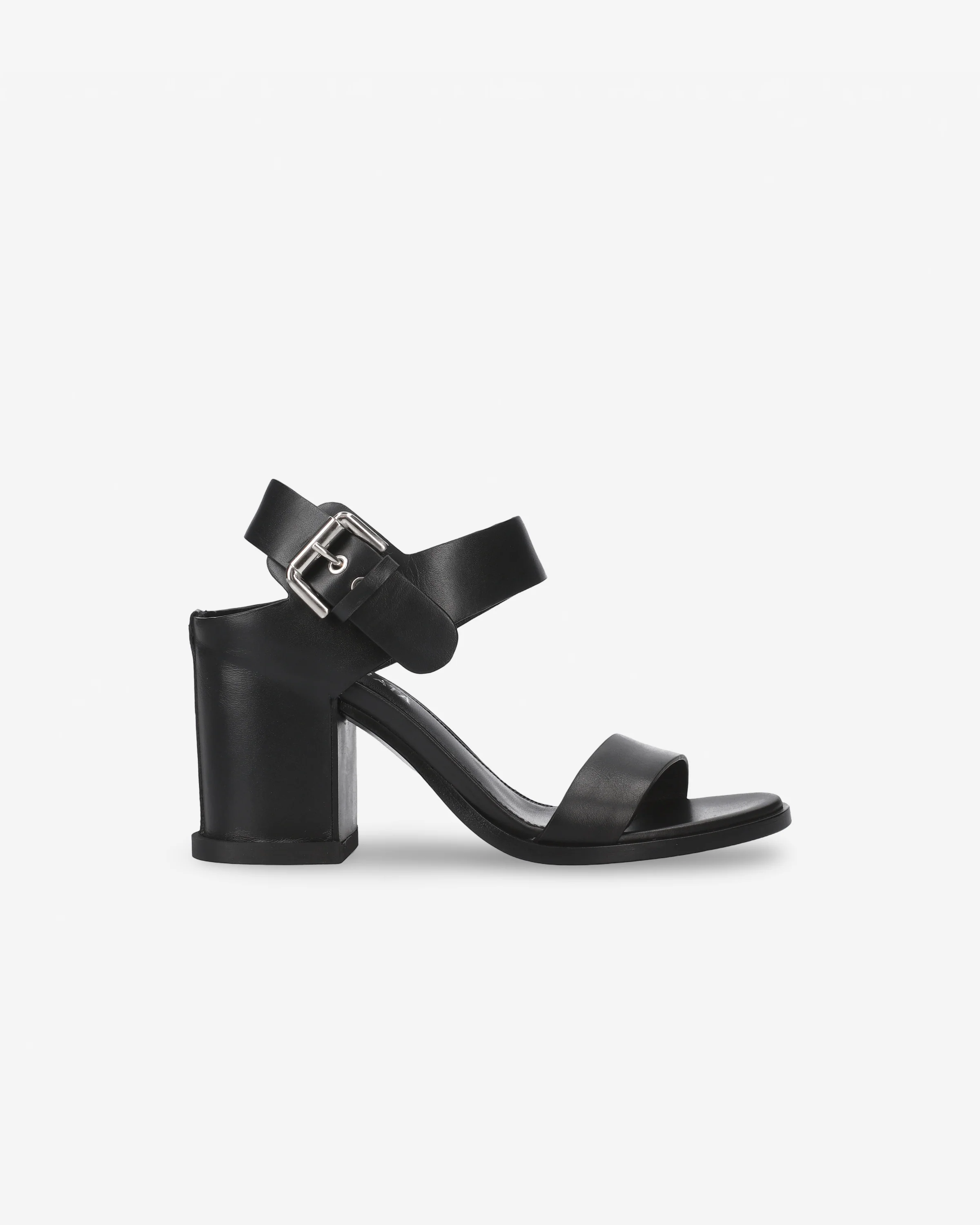 Minimal Calf Sandal with Integrated Heel