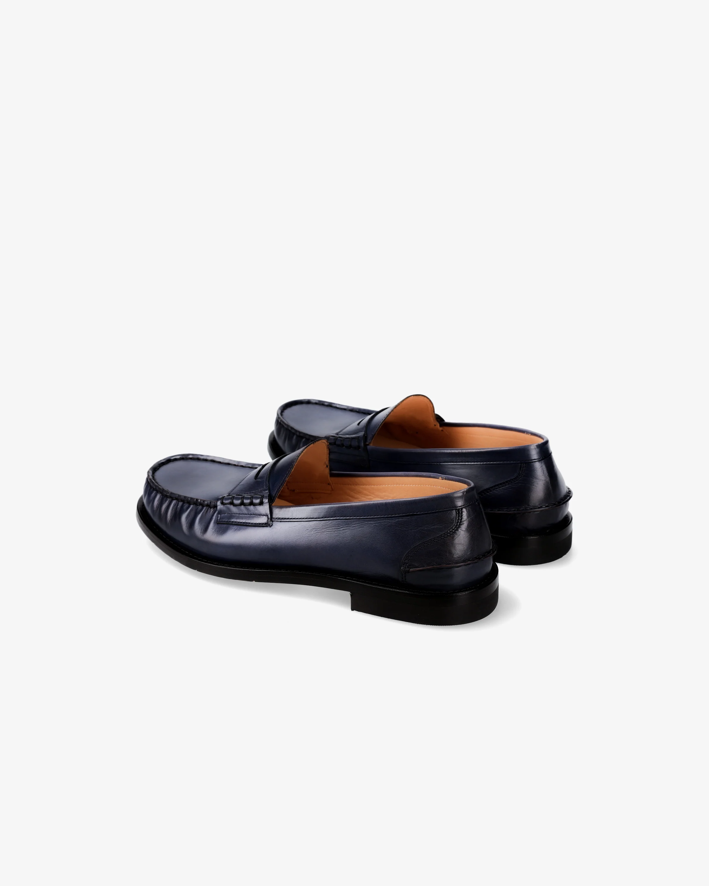 Calfskin Leather Loafer with Leather Sole