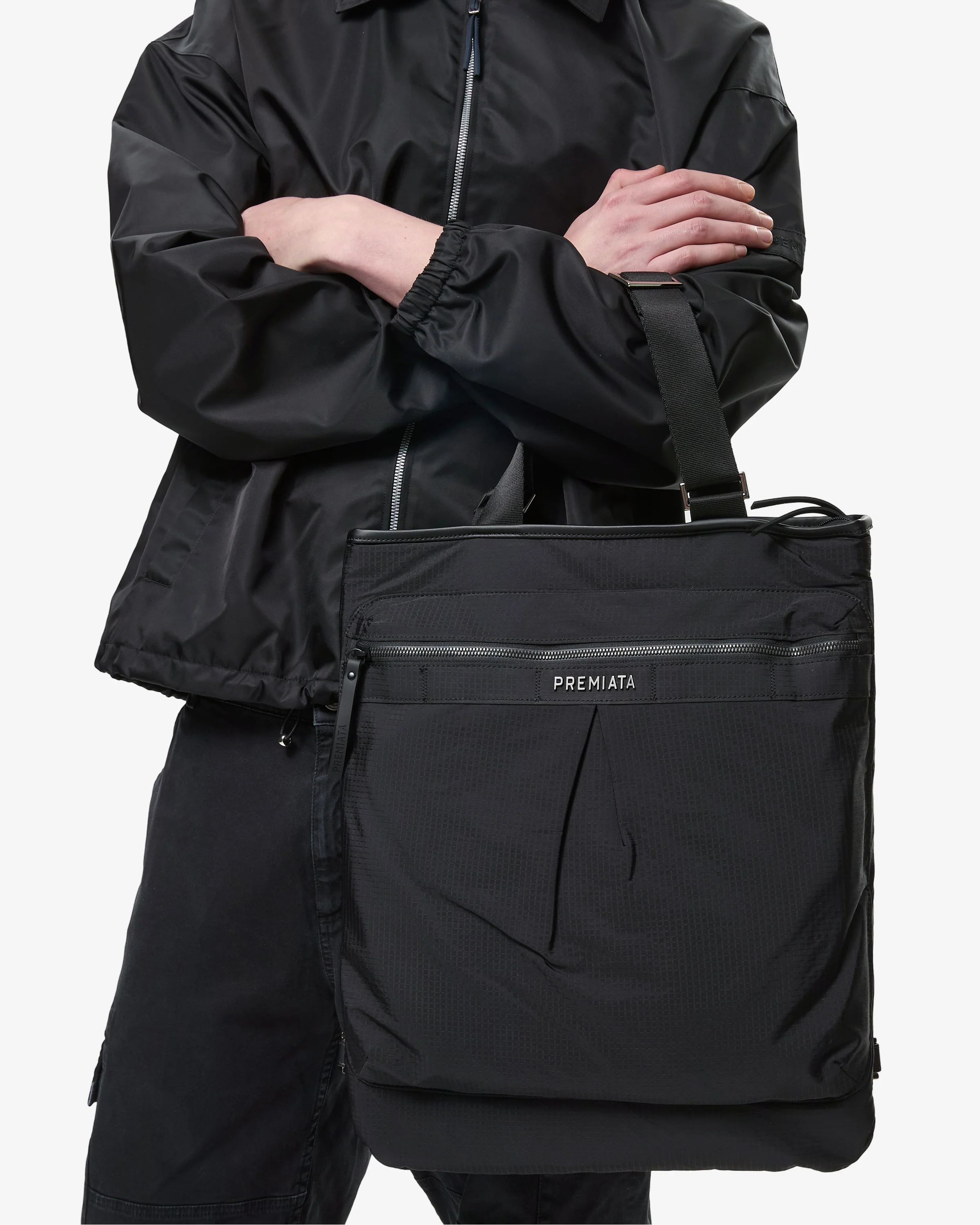 Blouson with Removable Hood Black