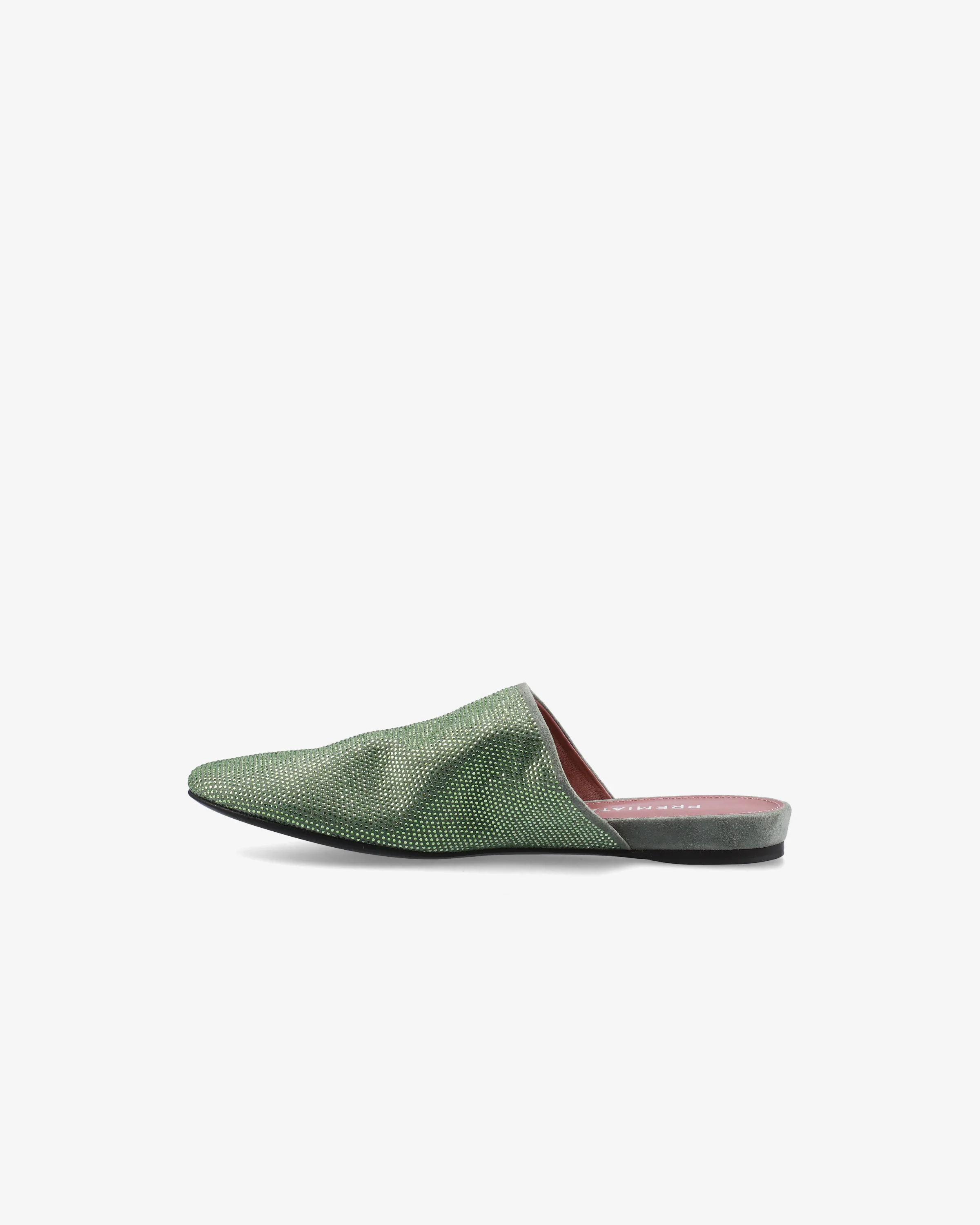 Sabot with Rhinestones and Internal Wedge