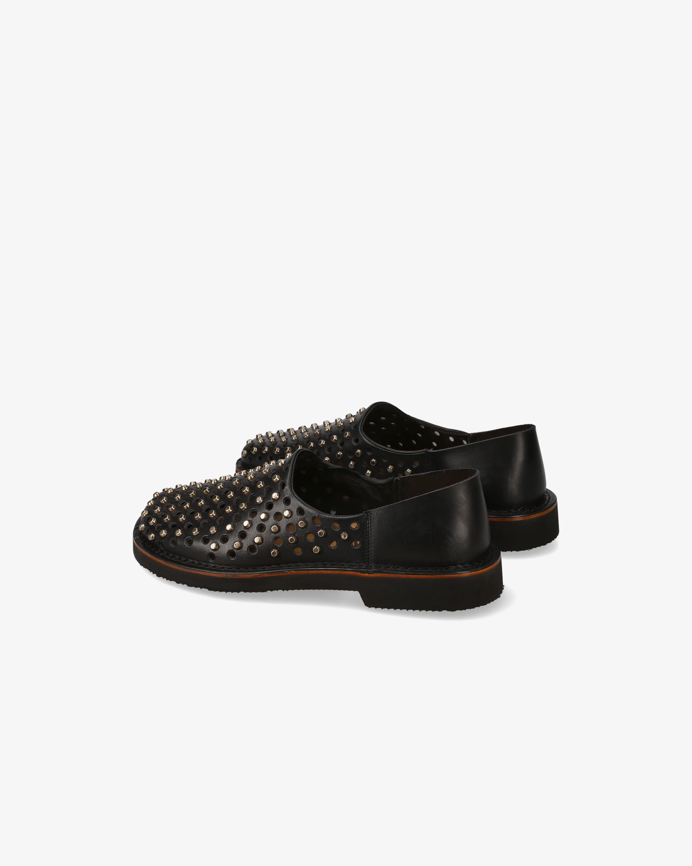 Slip-On with Studs and Gunmetal Finish