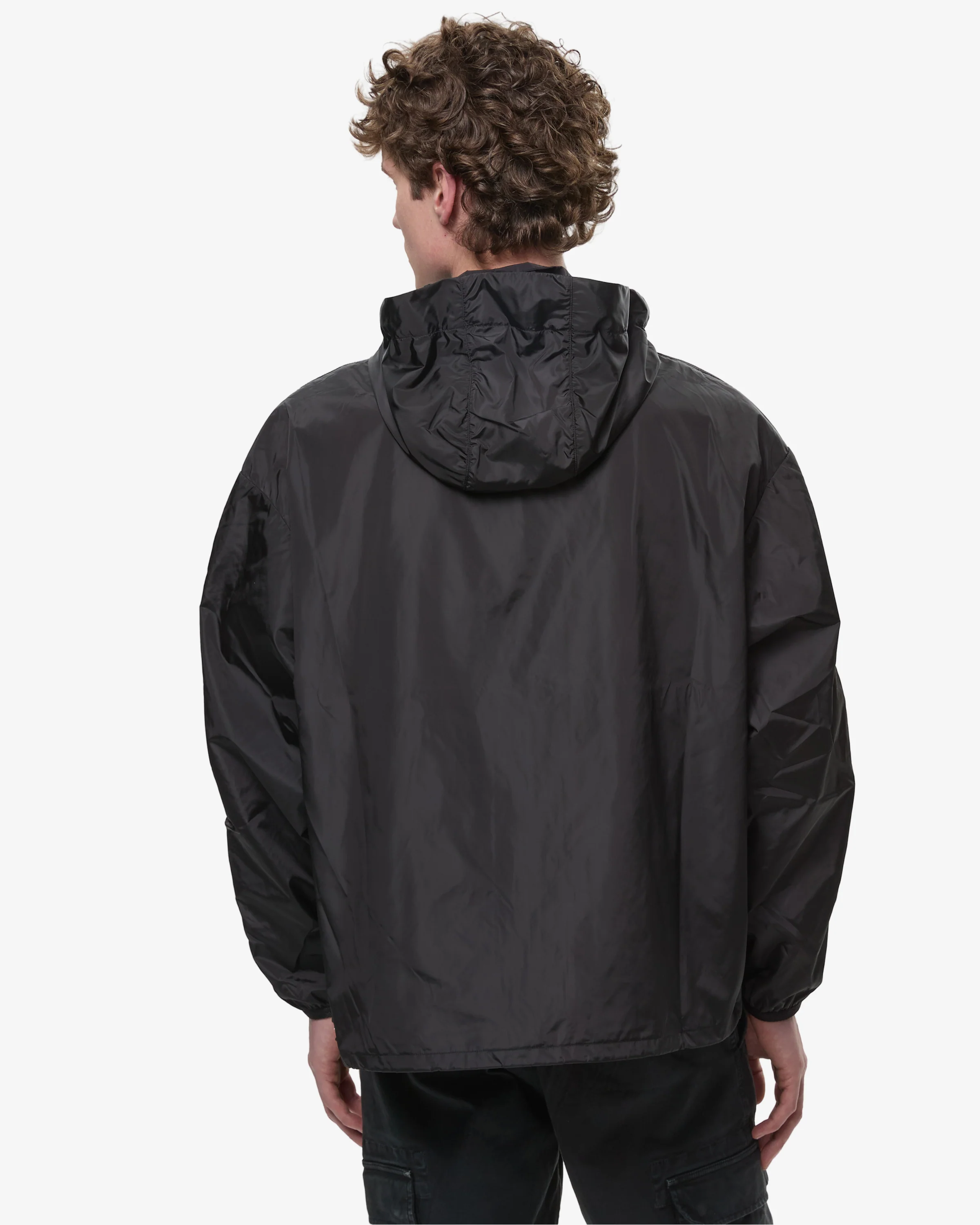 Light Nylon Wind Jacket Black