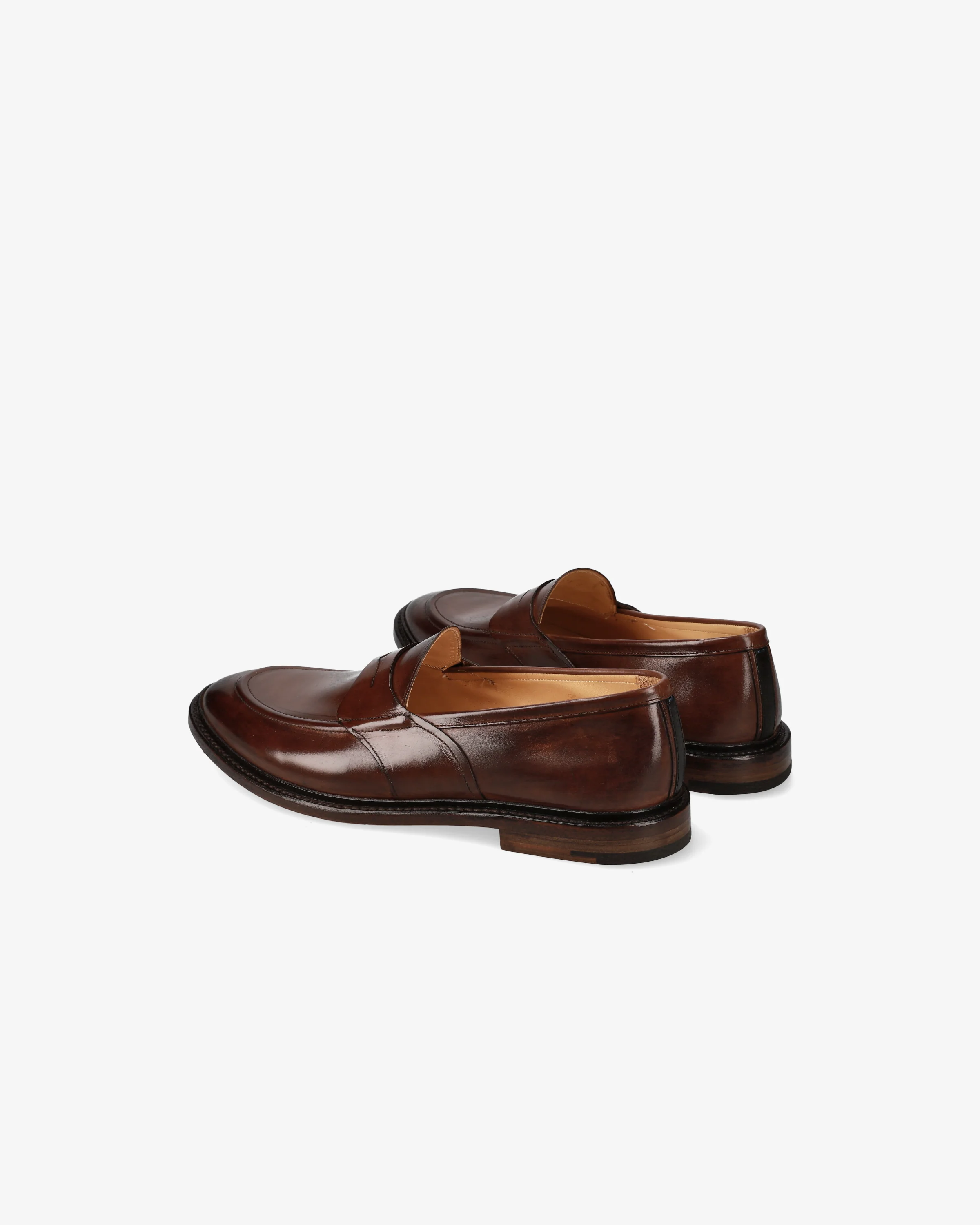 Slip-On in Pelle Marrone