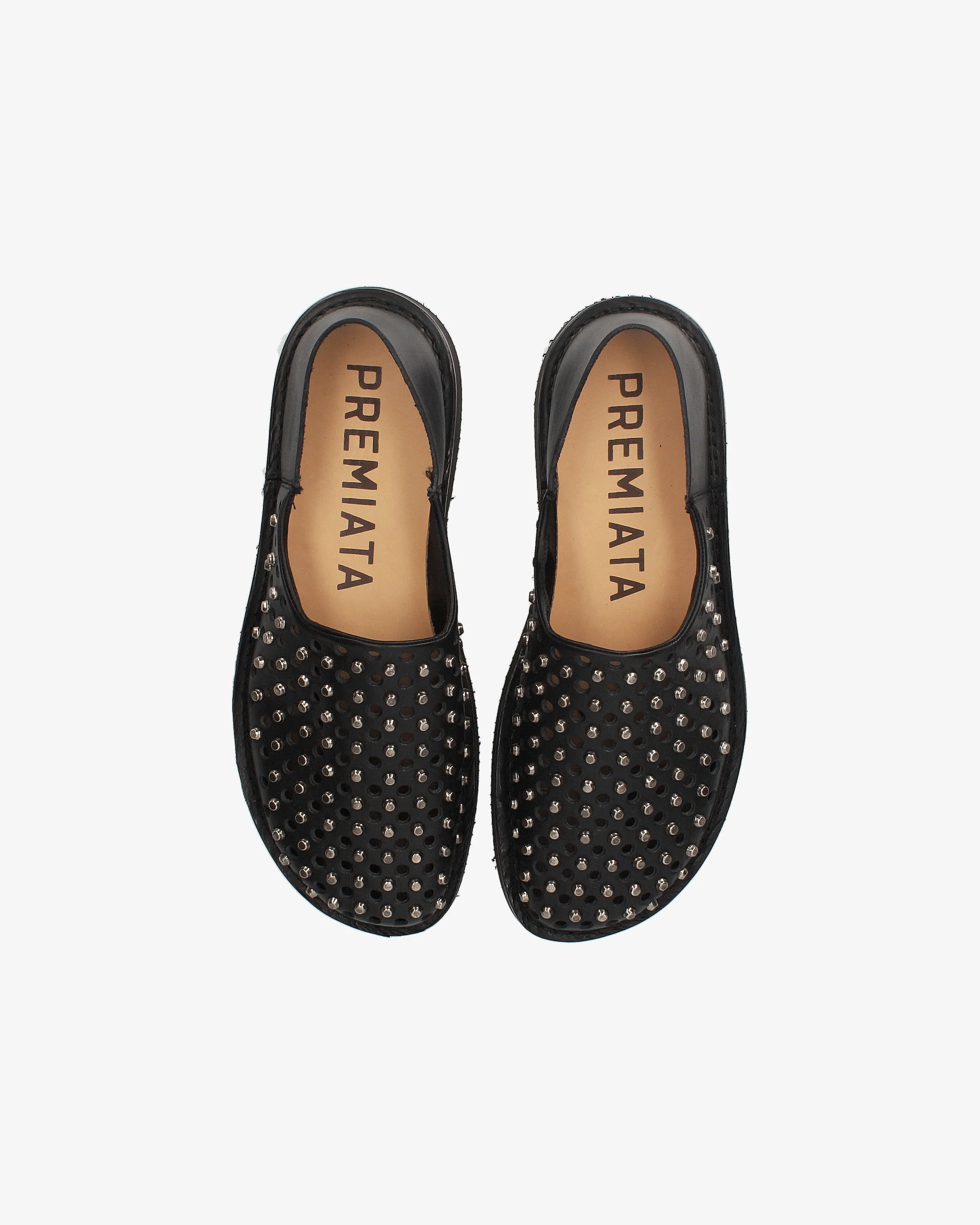 Slip-On with Studs and Gunmetal Finish