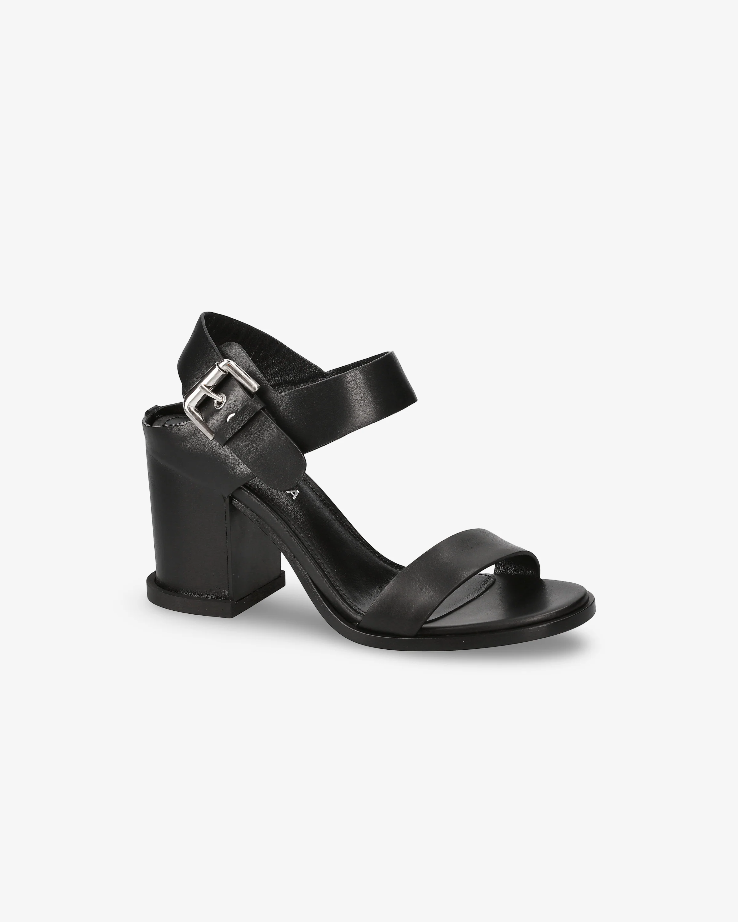 Minimal Calf Sandal with Integrated Heel