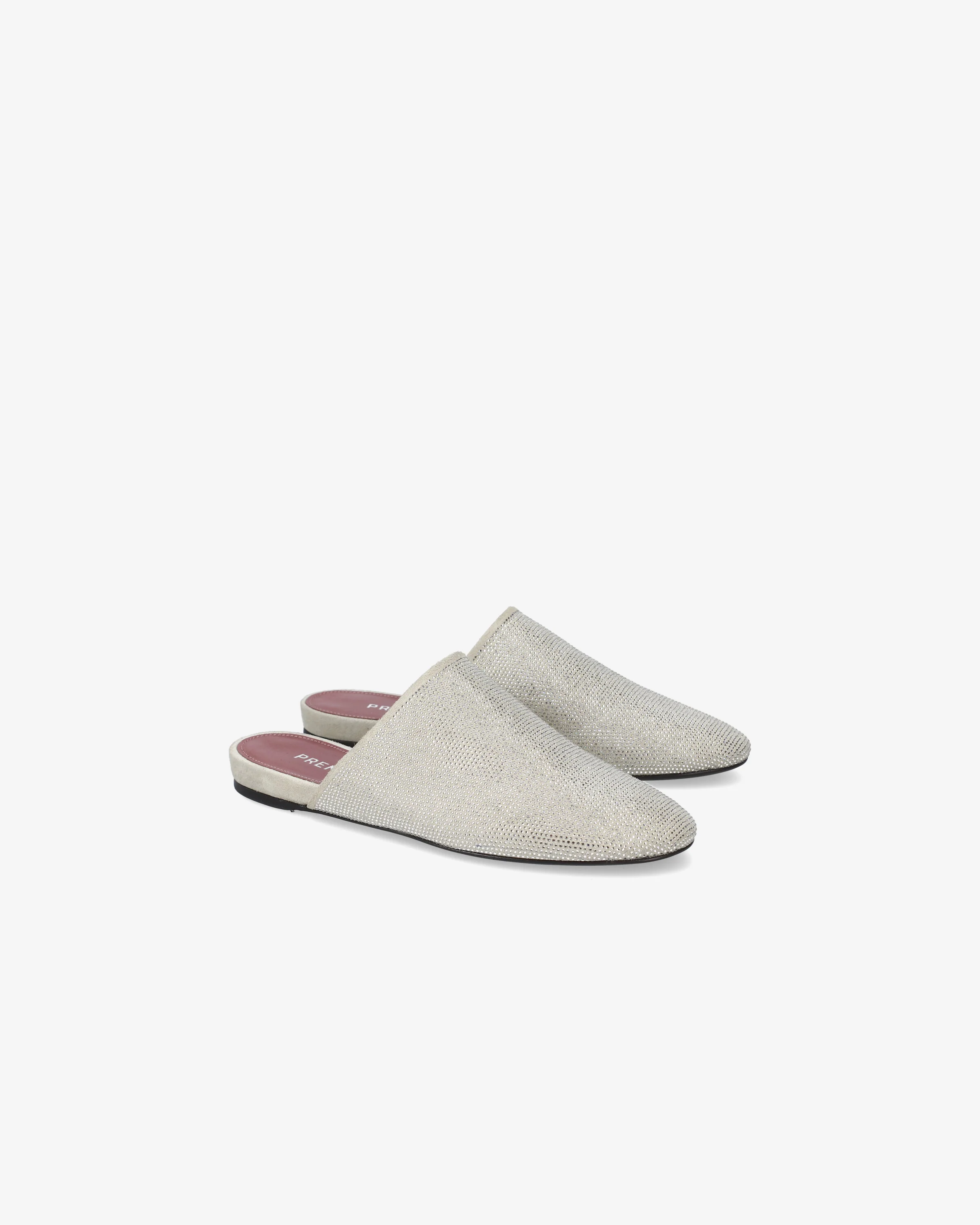 Sabot with Rhinestones and Internal Wedge