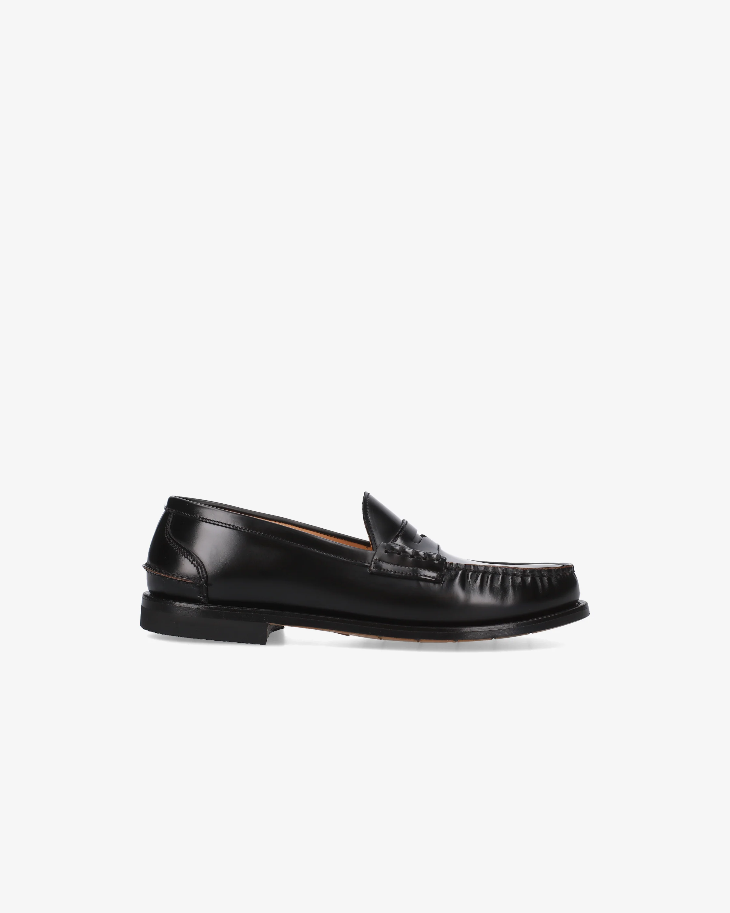 Calfskin Leather Loafer with Leather Sole