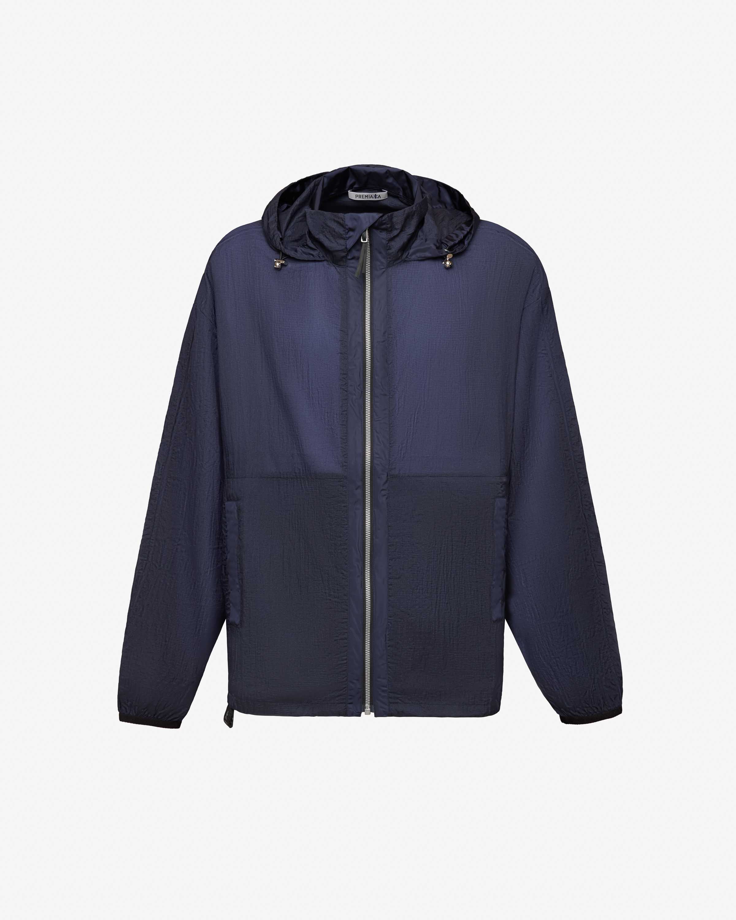 Blue Ripstop Windbreaker Jacket
