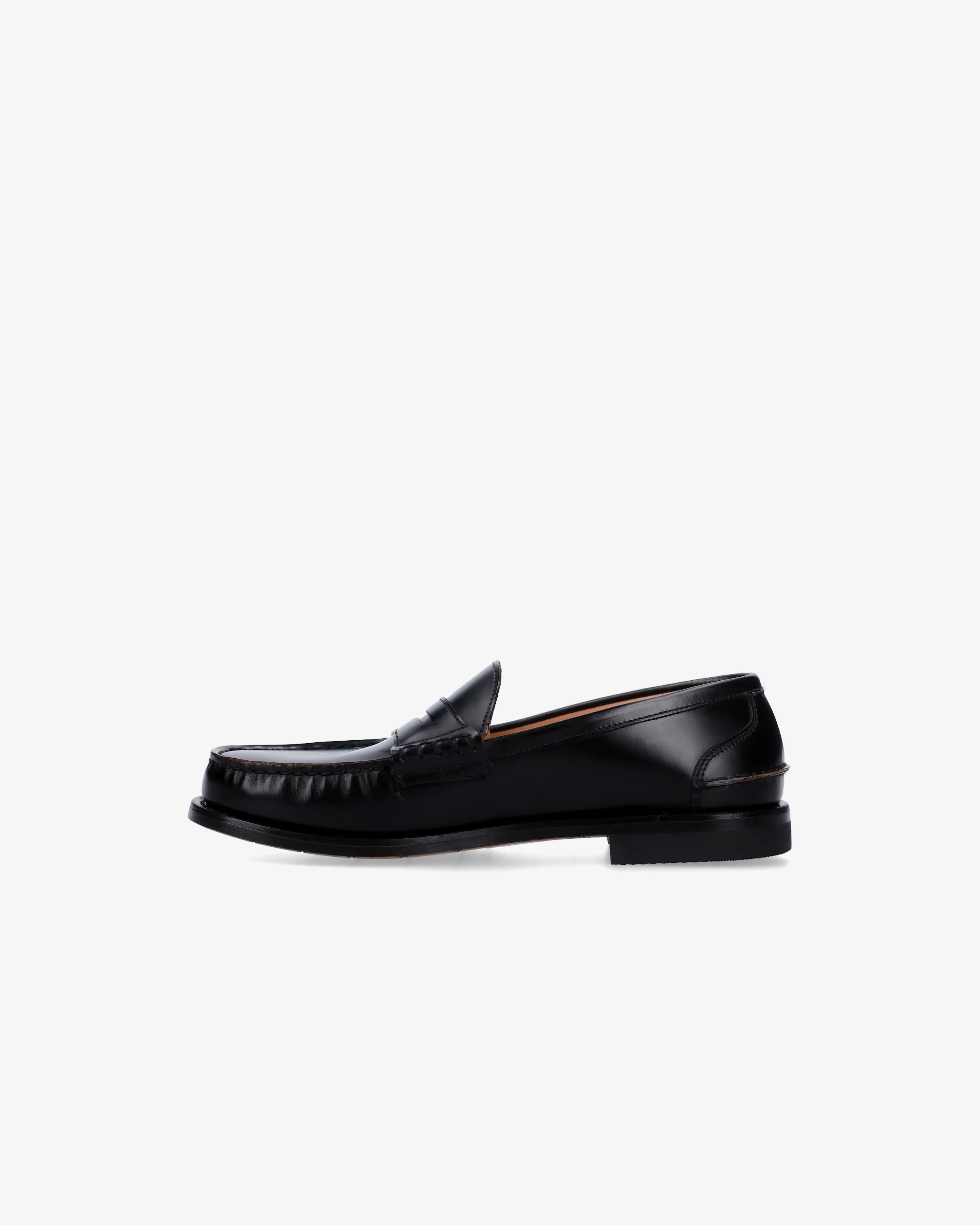 Calfskin Leather Loafer with Leather Sole