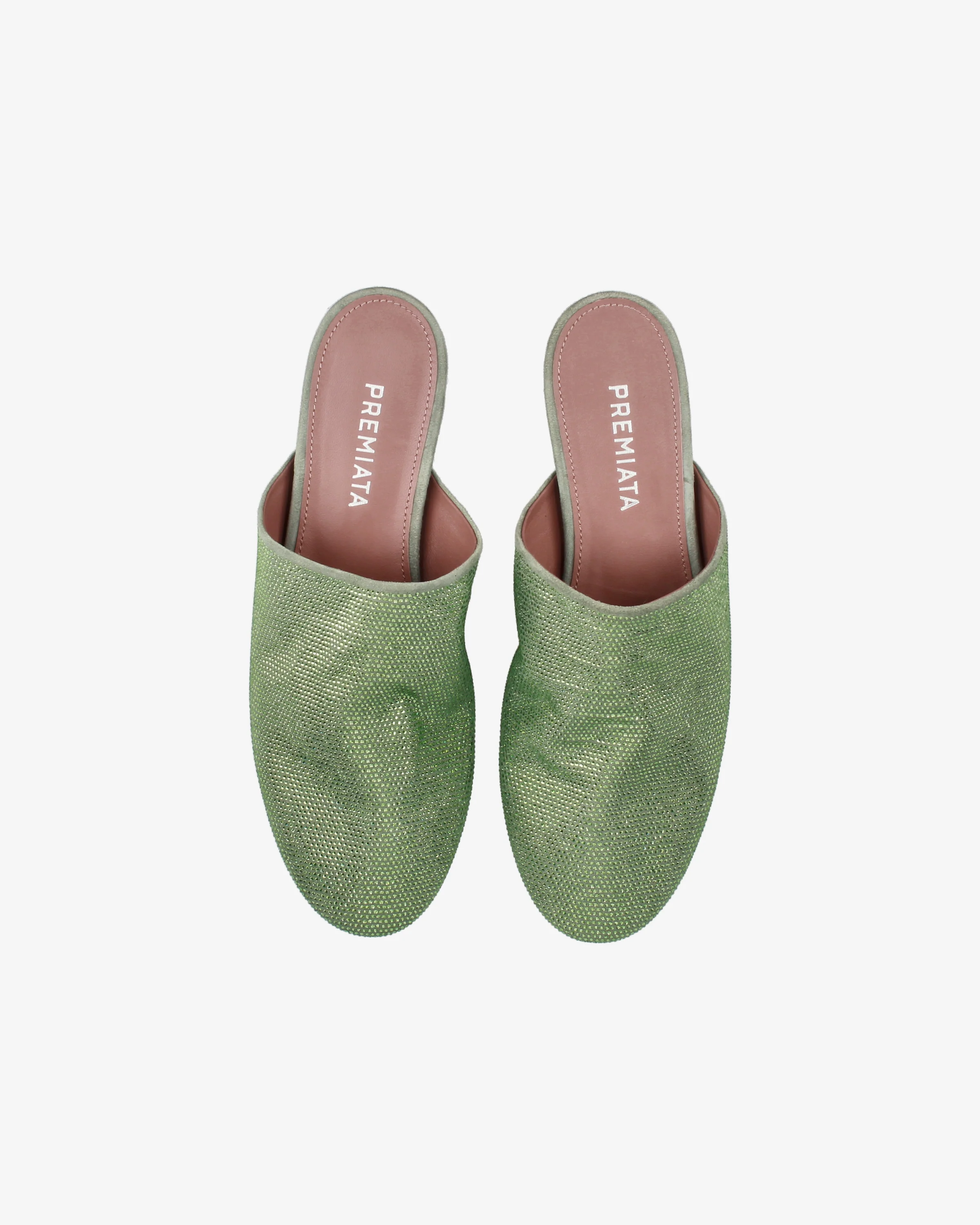 Sabot with Rhinestones and Internal Wedge