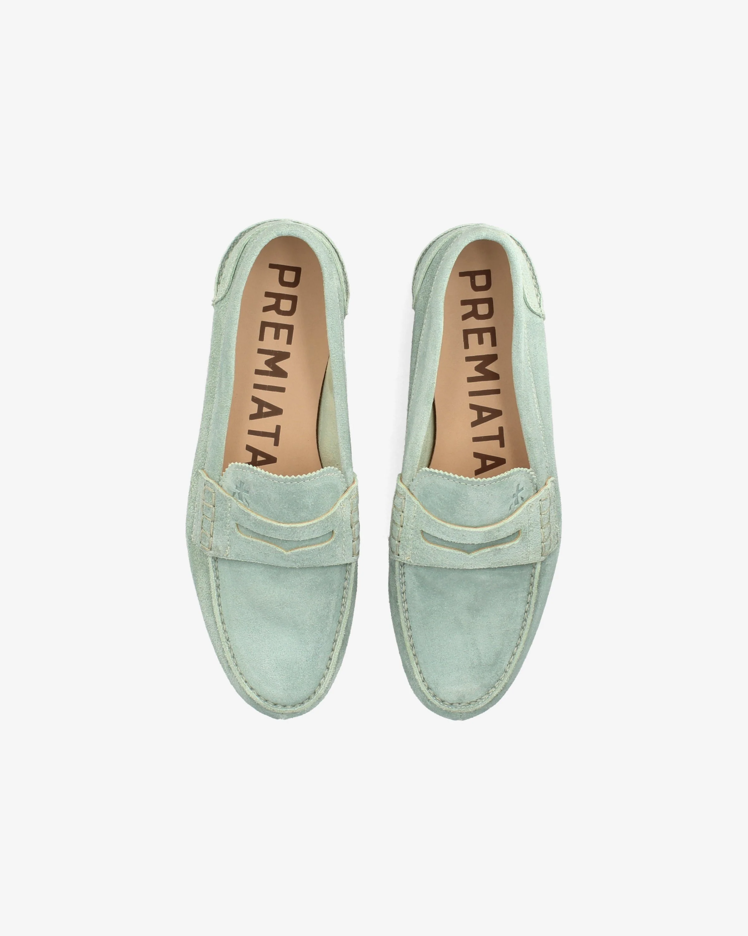 Low Heel Suede Loafer