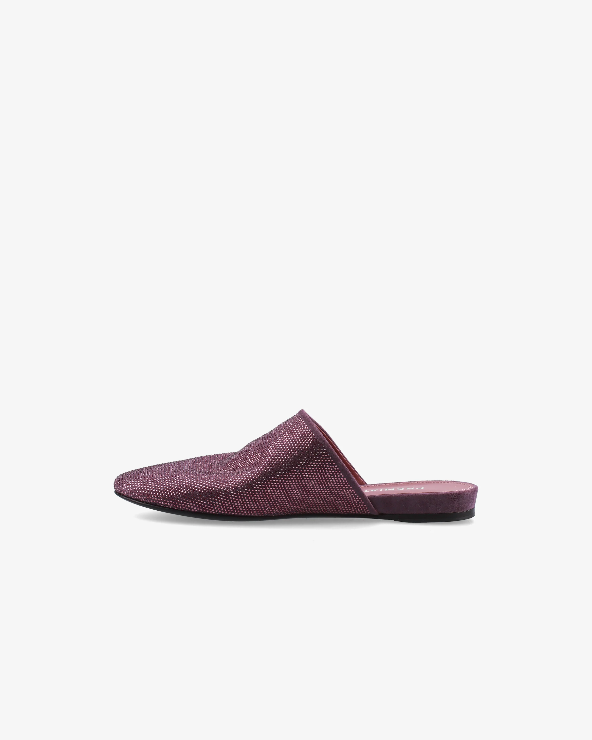 Sabot with Rhinestones and Internal Wedge