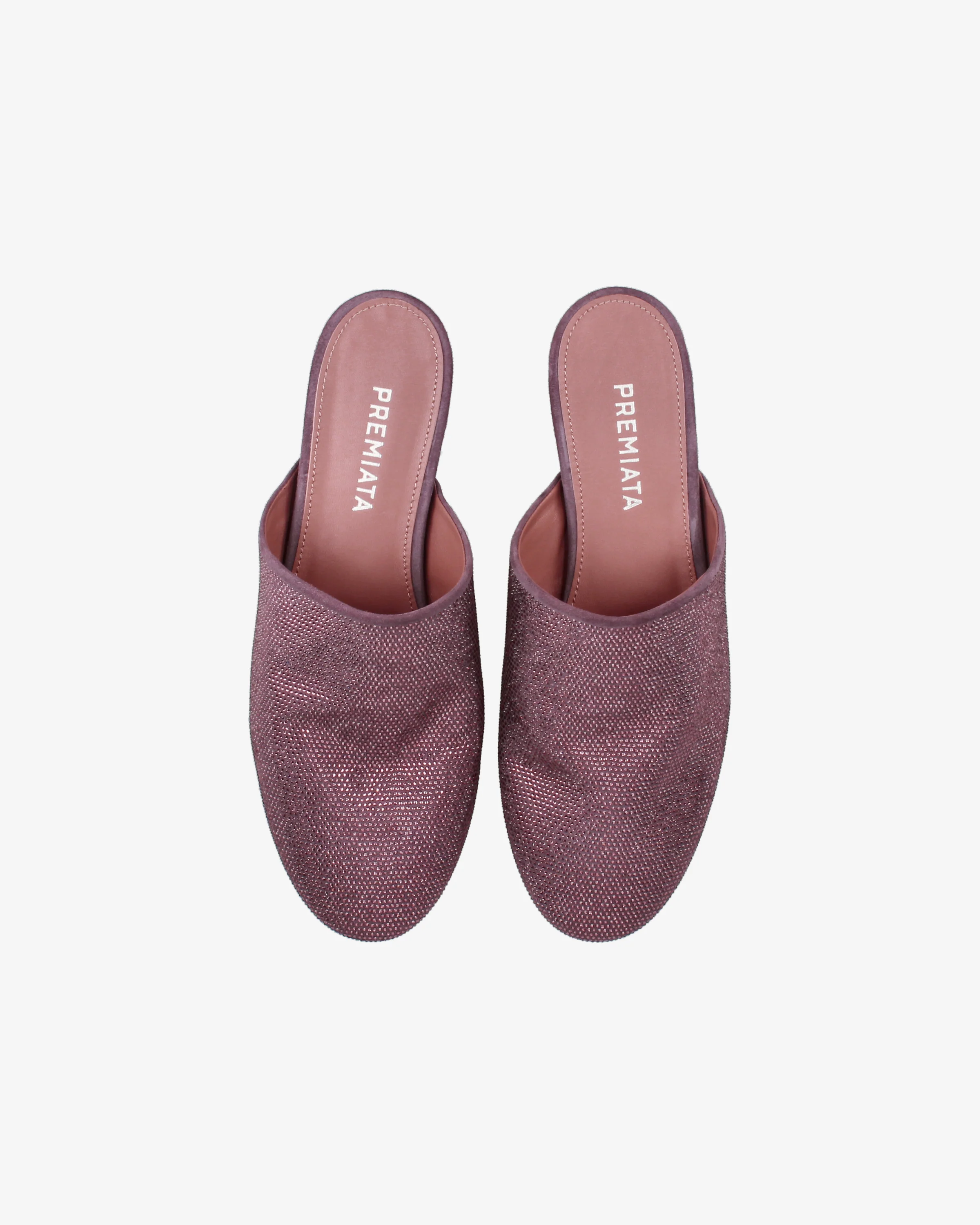 Sabot with Rhinestones and Internal Wedge