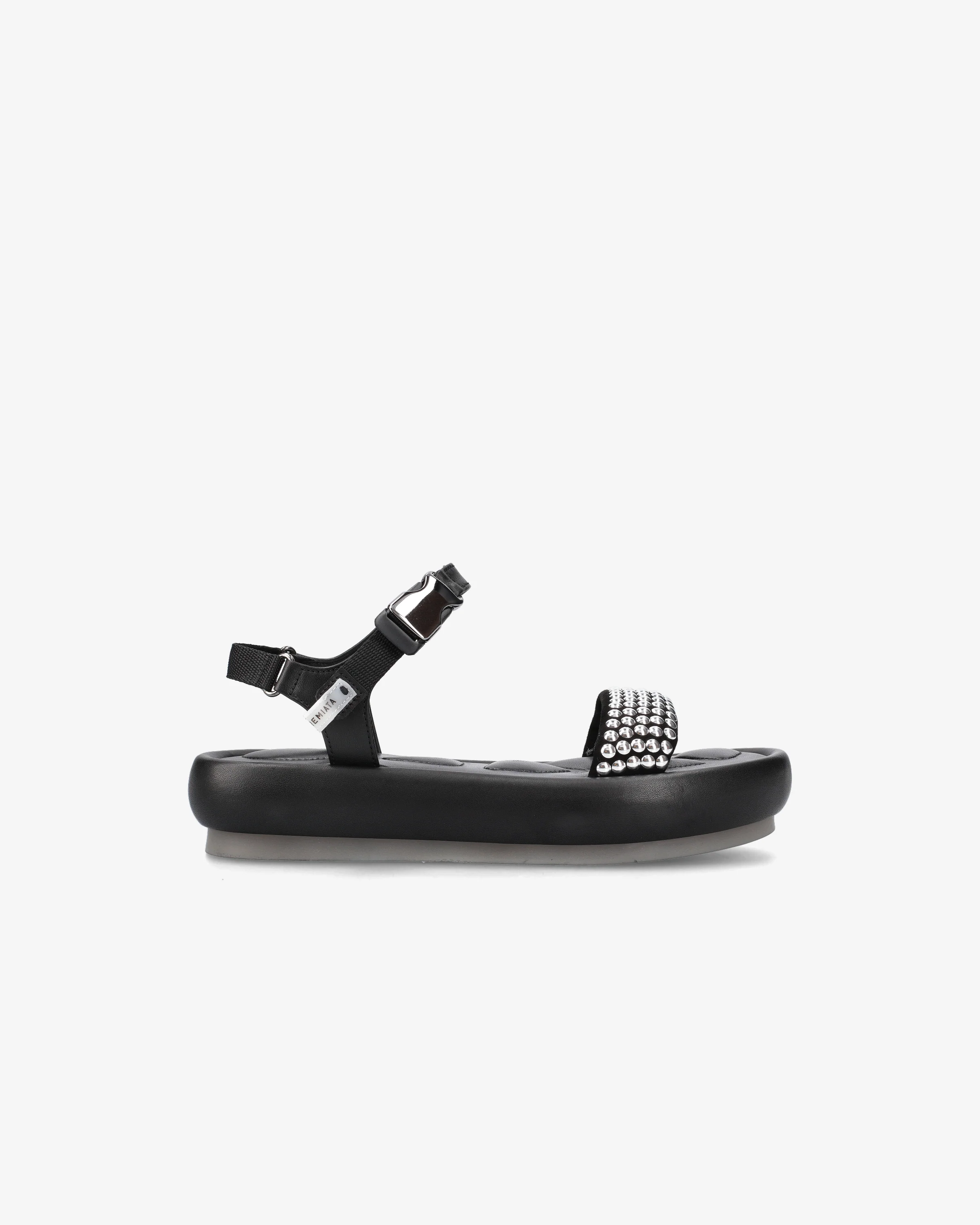 Black Suede Sandal
