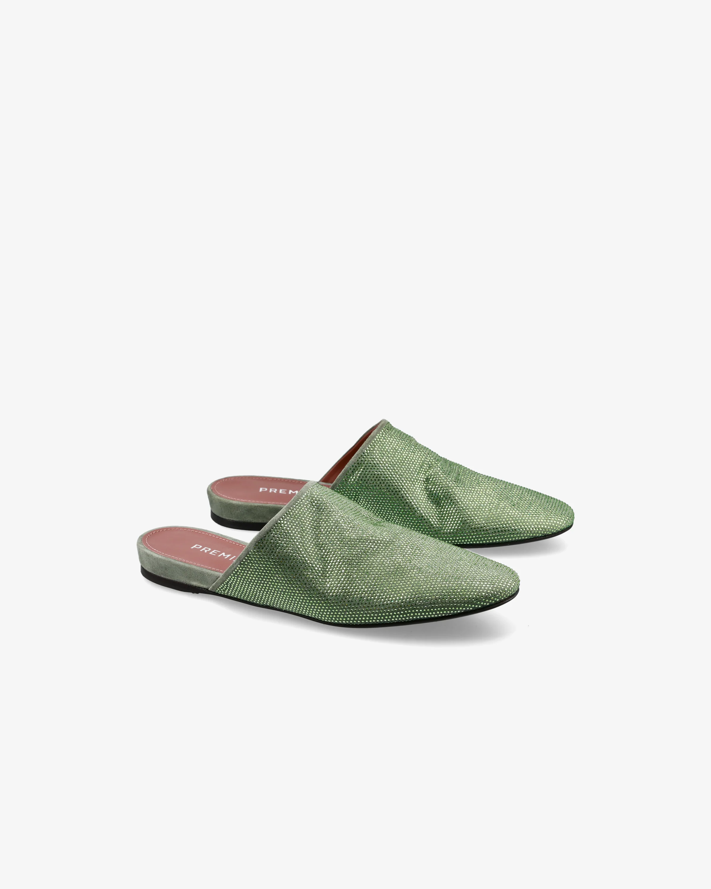 Sabot with Rhinestones and Internal Wedge