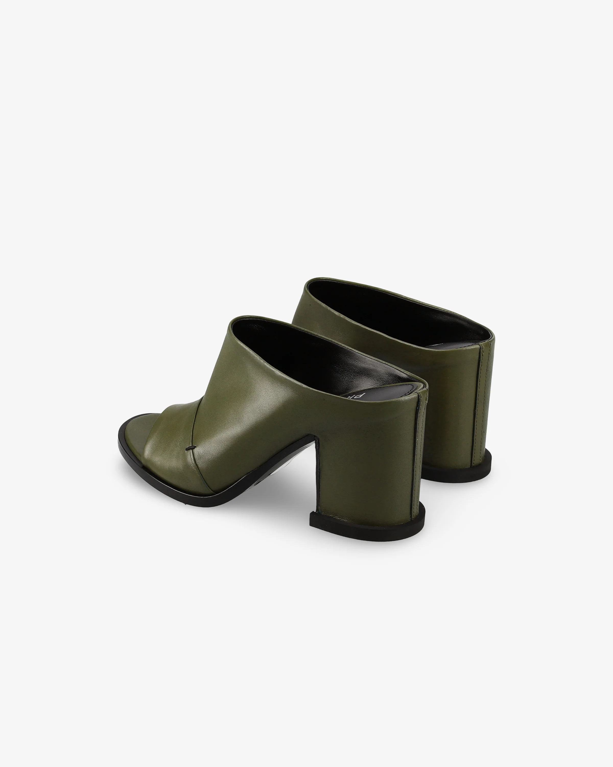 Calfskin Embedded Heel Sabot