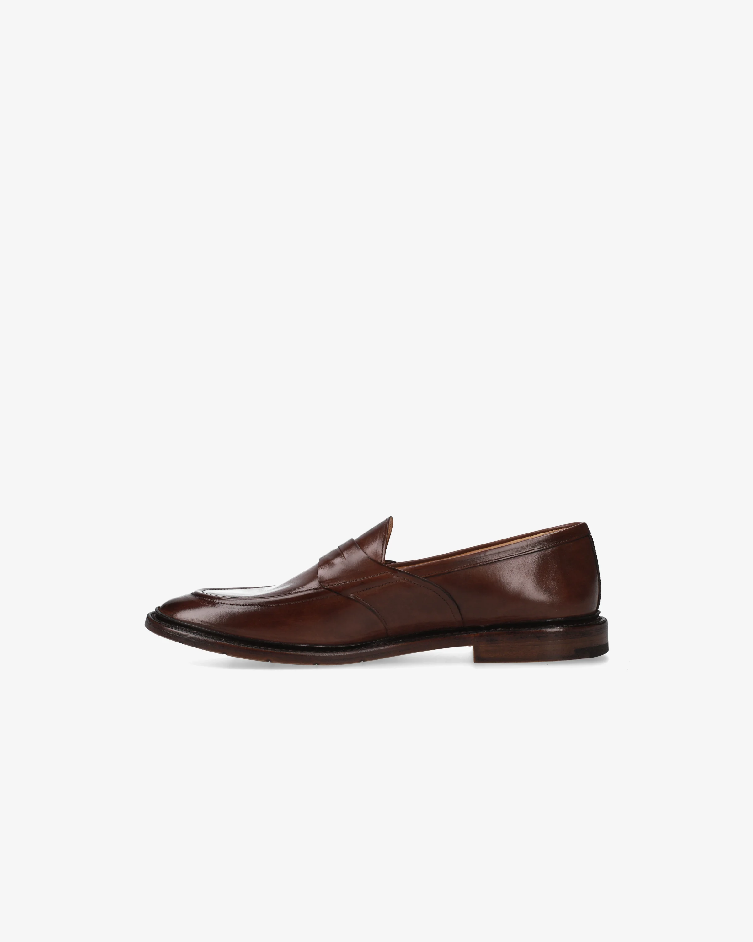 Slip-On in Pelle Marrone