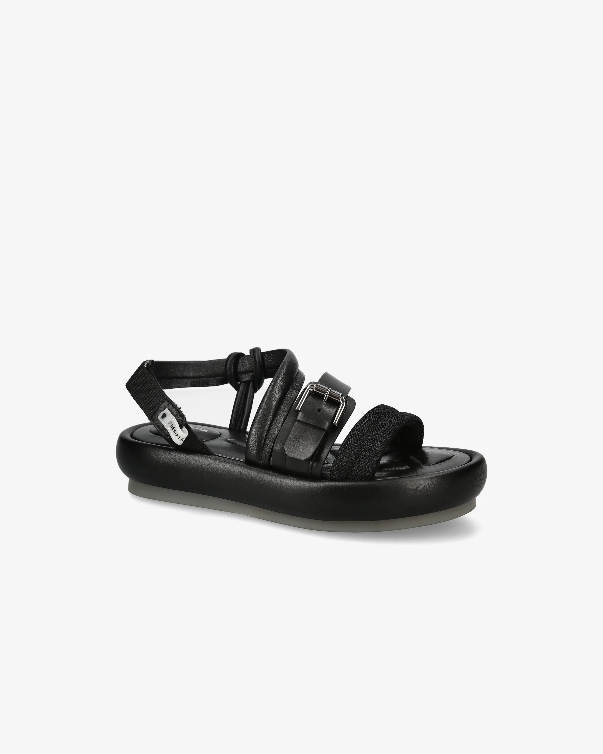 Sandal with Buckle Black