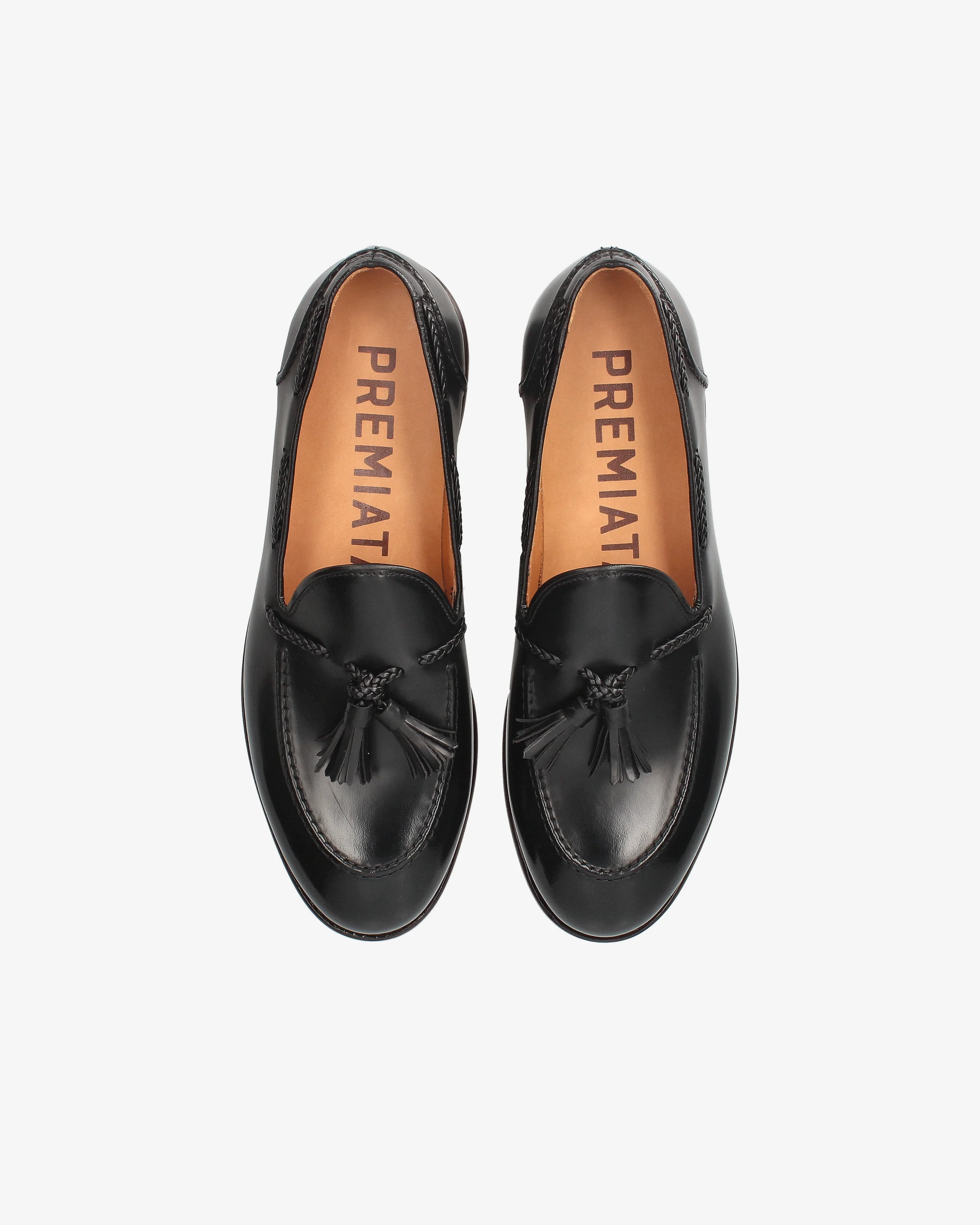 Cola loafers in trendy black calf leather