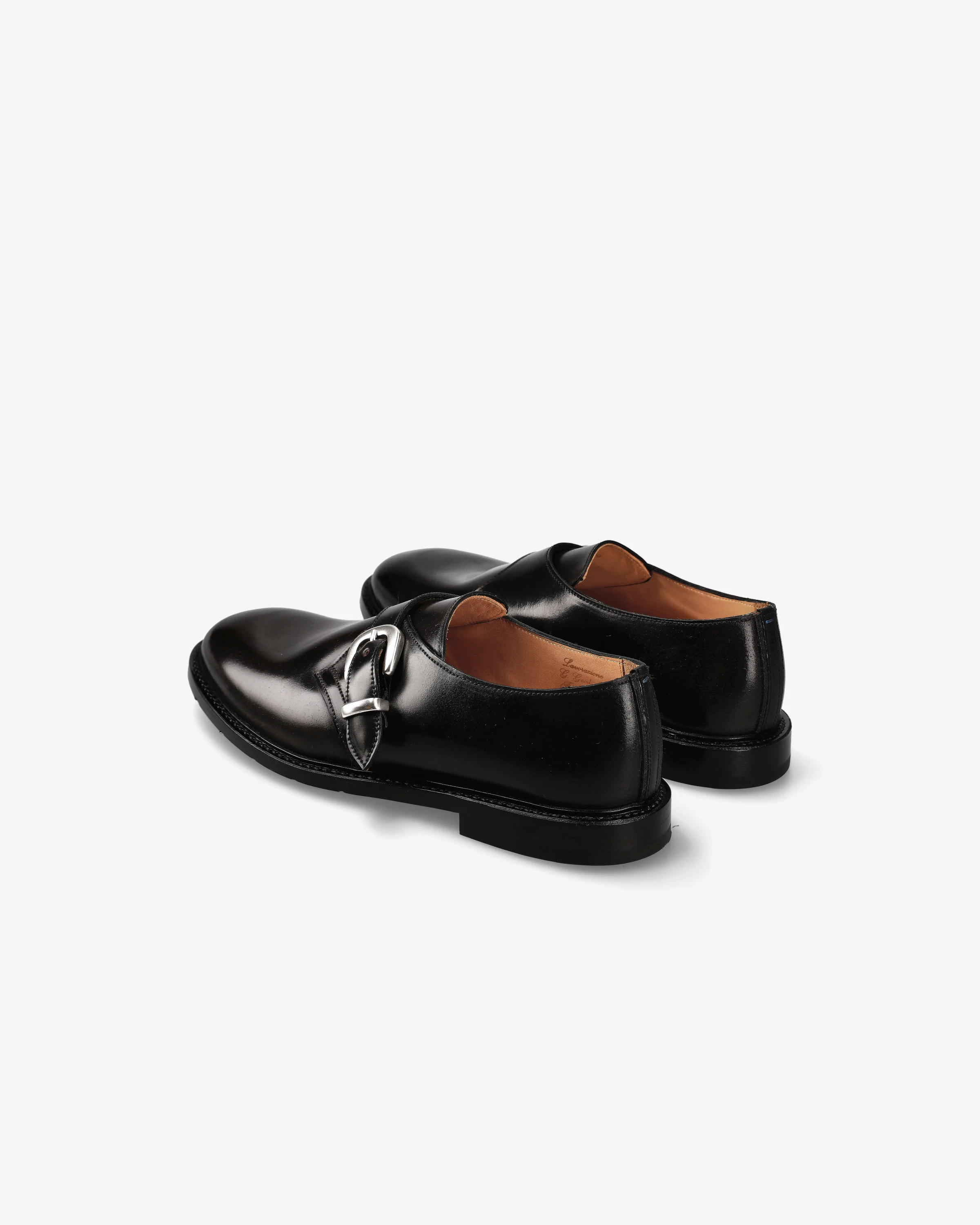 Horse Leather Mono Buckle Derby