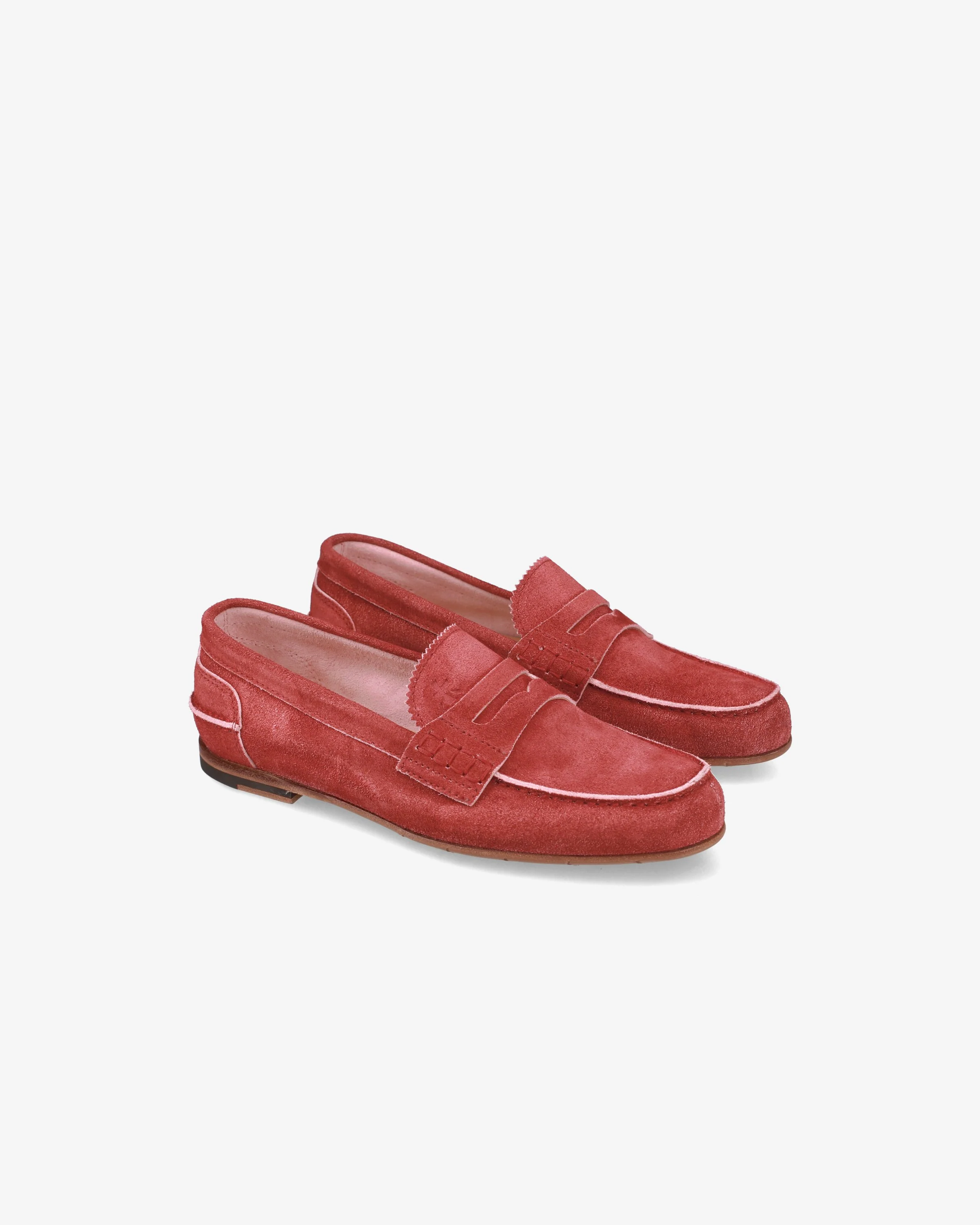 Low Heel Suede Loafer