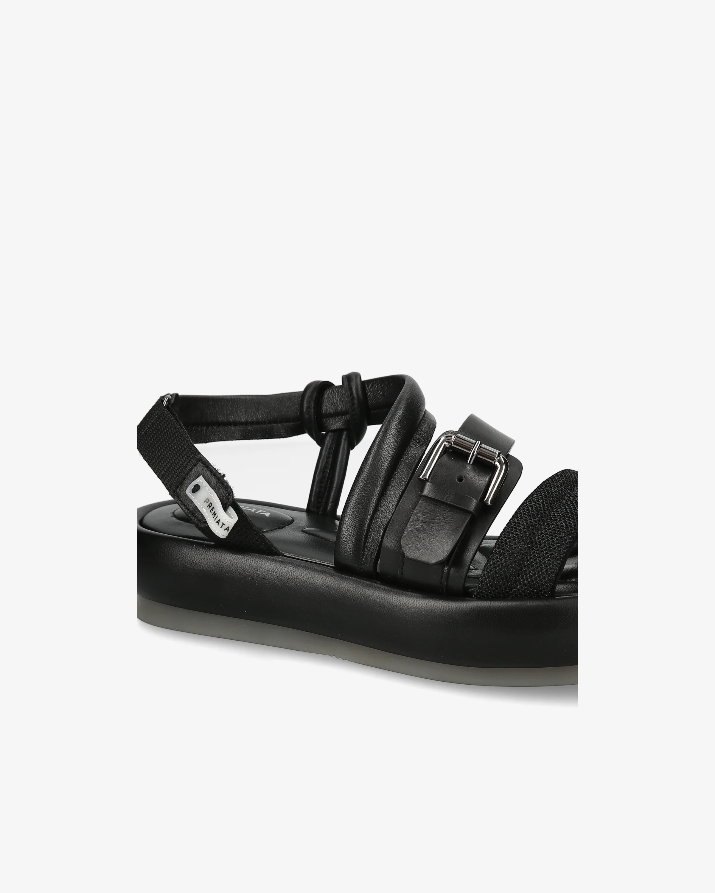 Sandal with Buckle Black